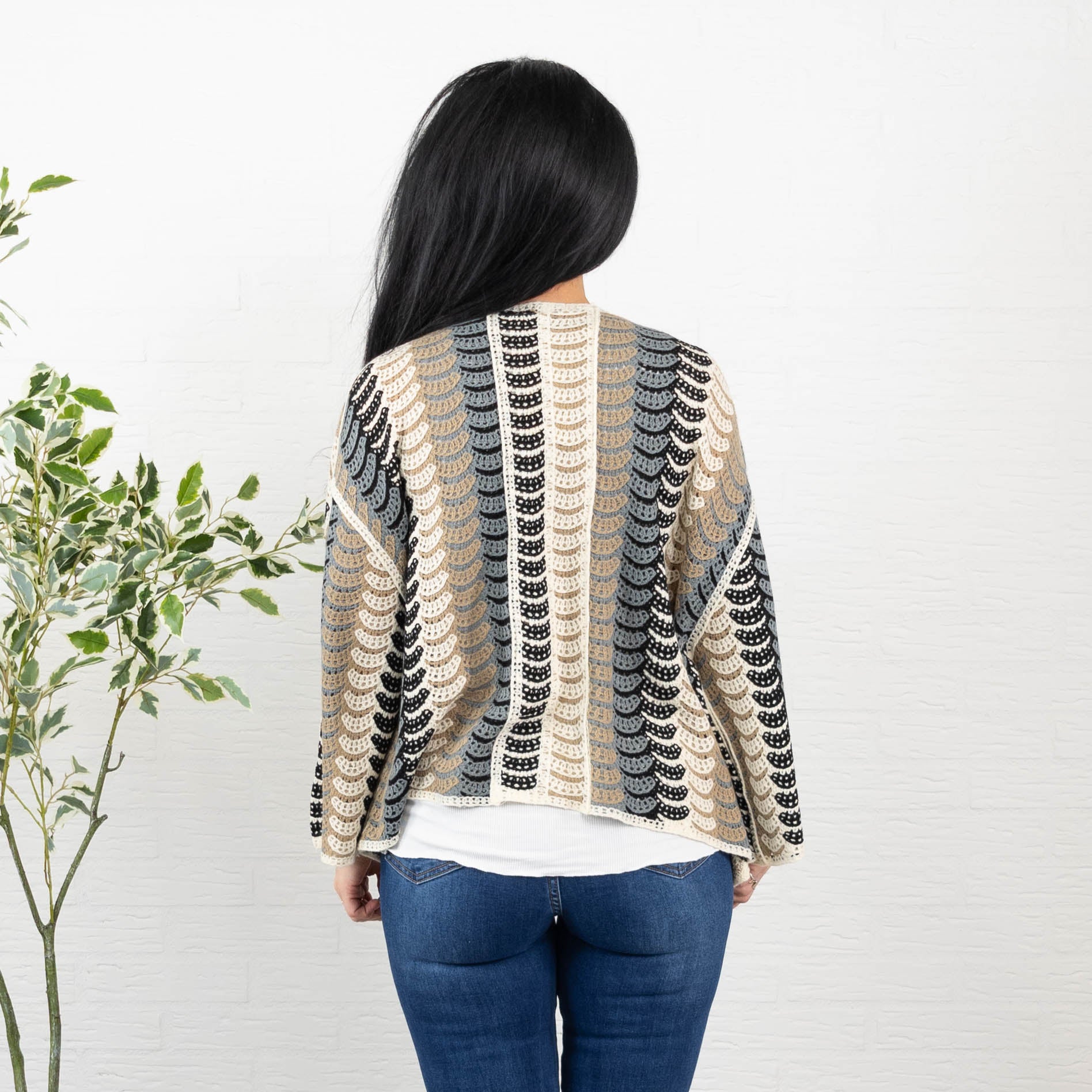 Jonna cardigan, Sort