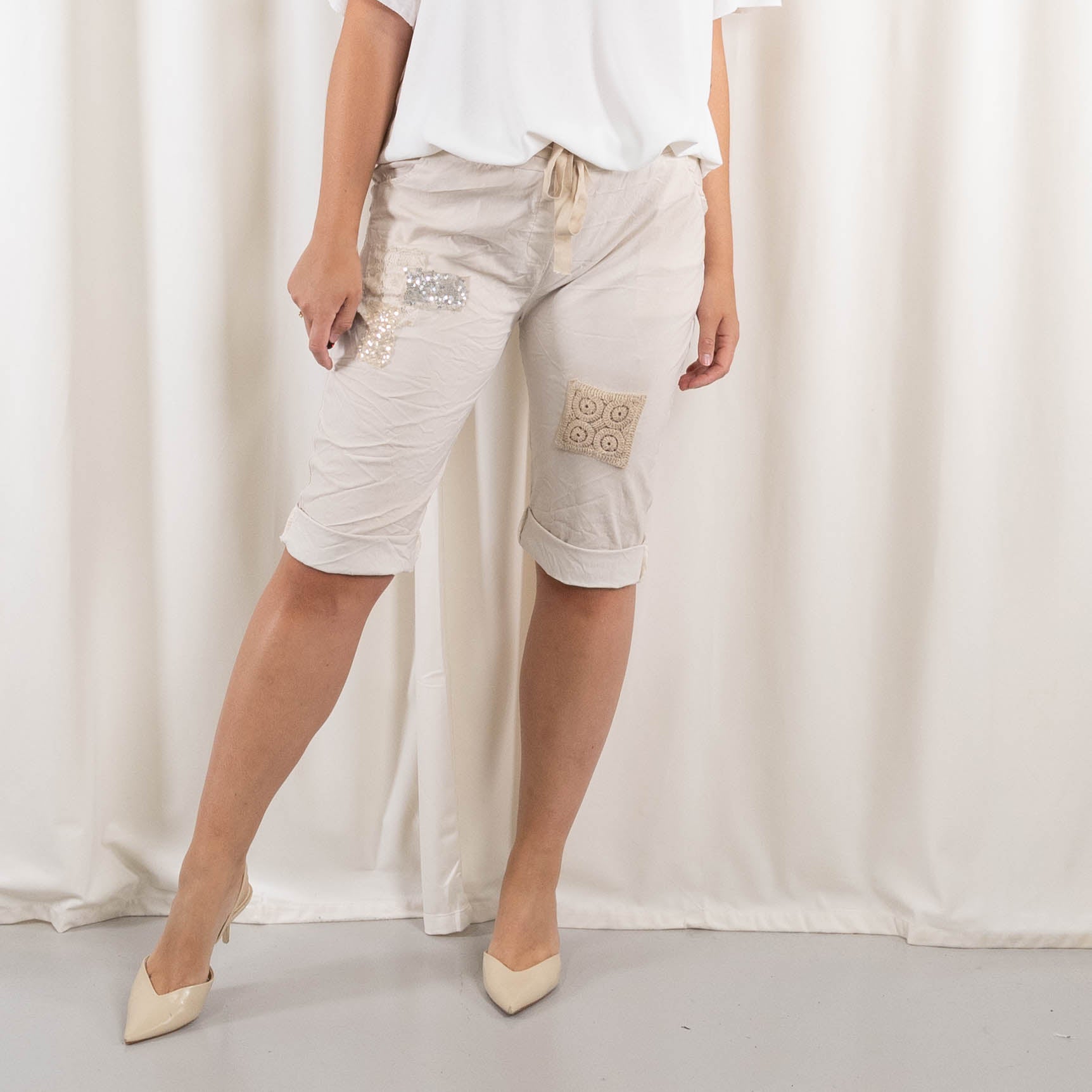 Berit shorts, Beige
