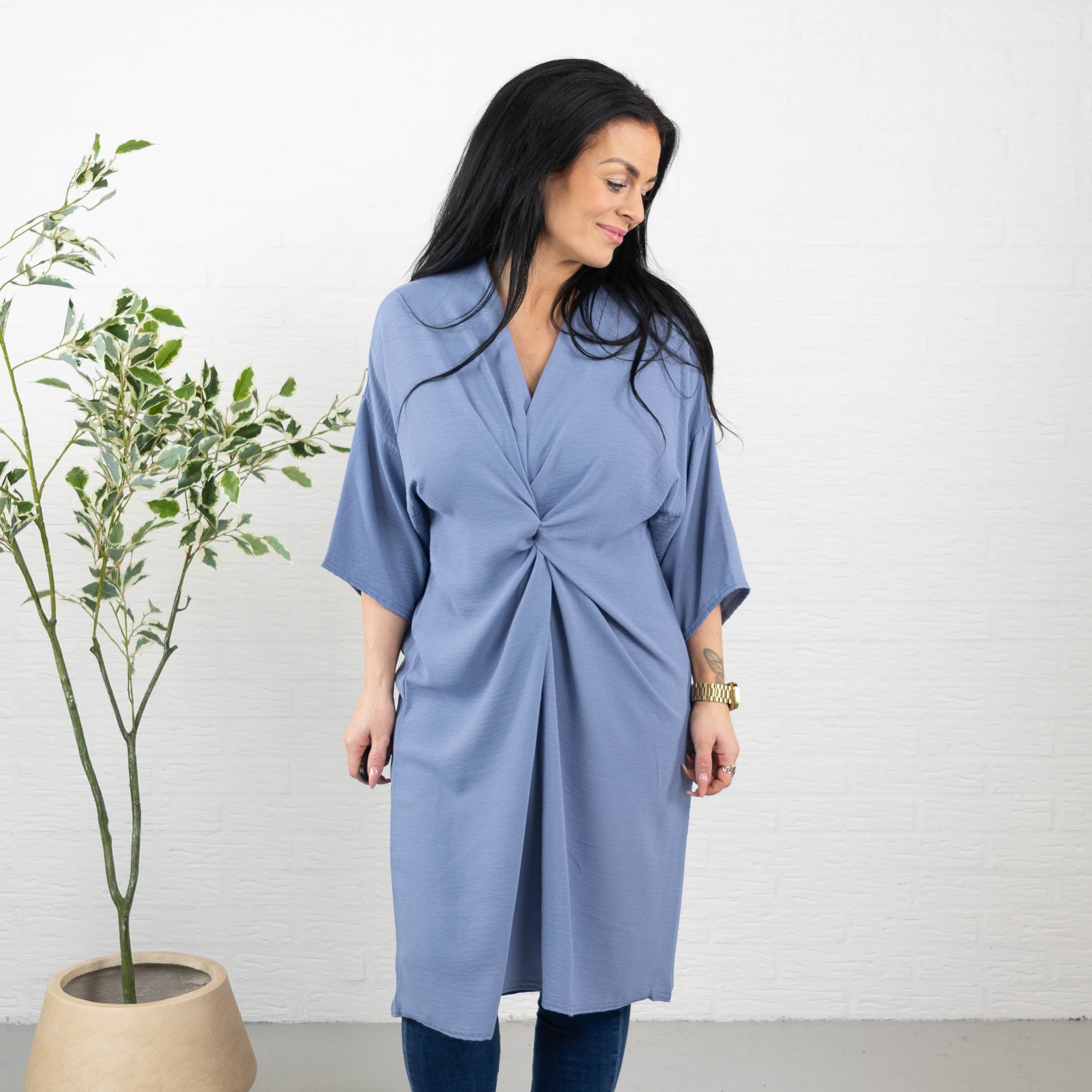 Karen kjole, Dueblå