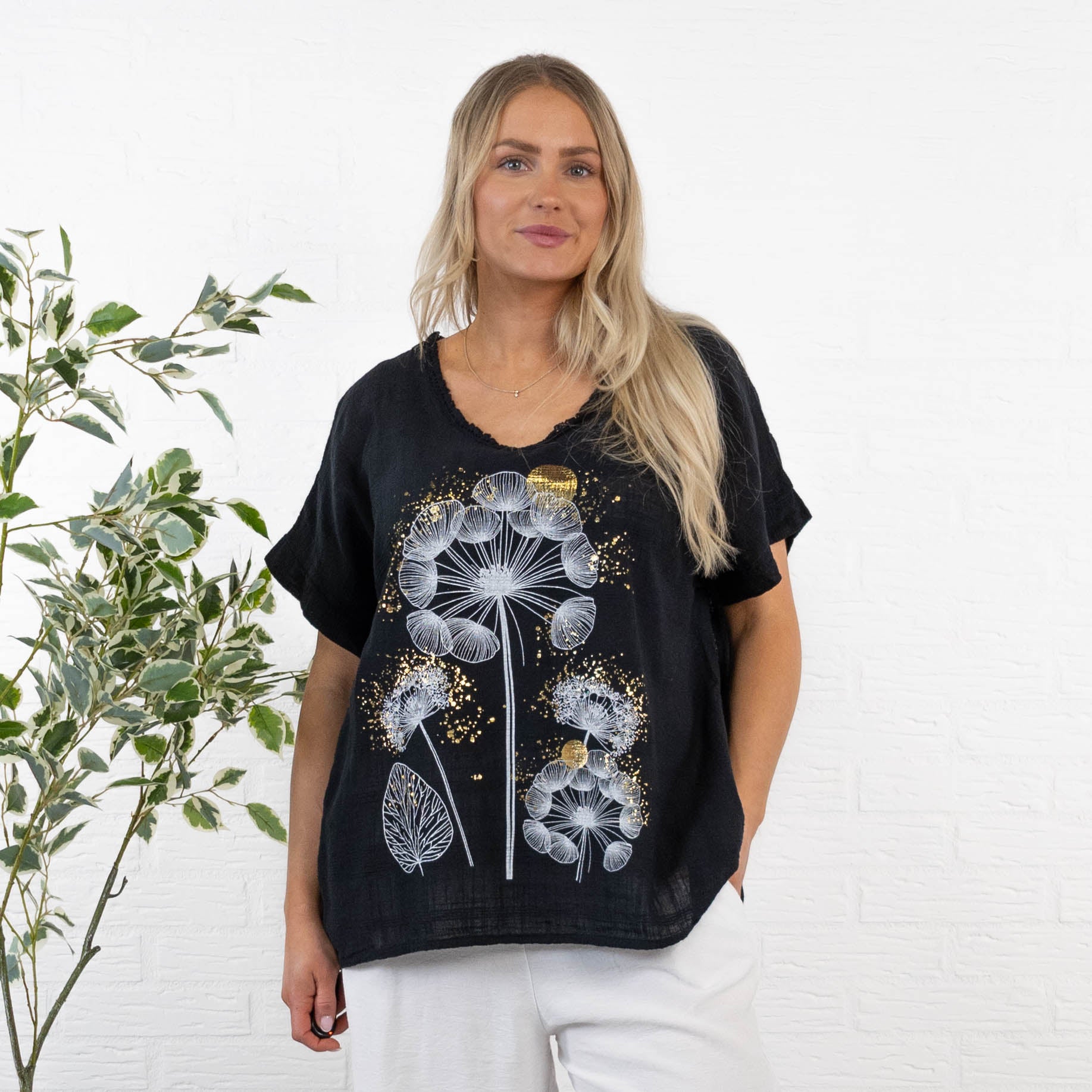 Ginny overdel, Sort