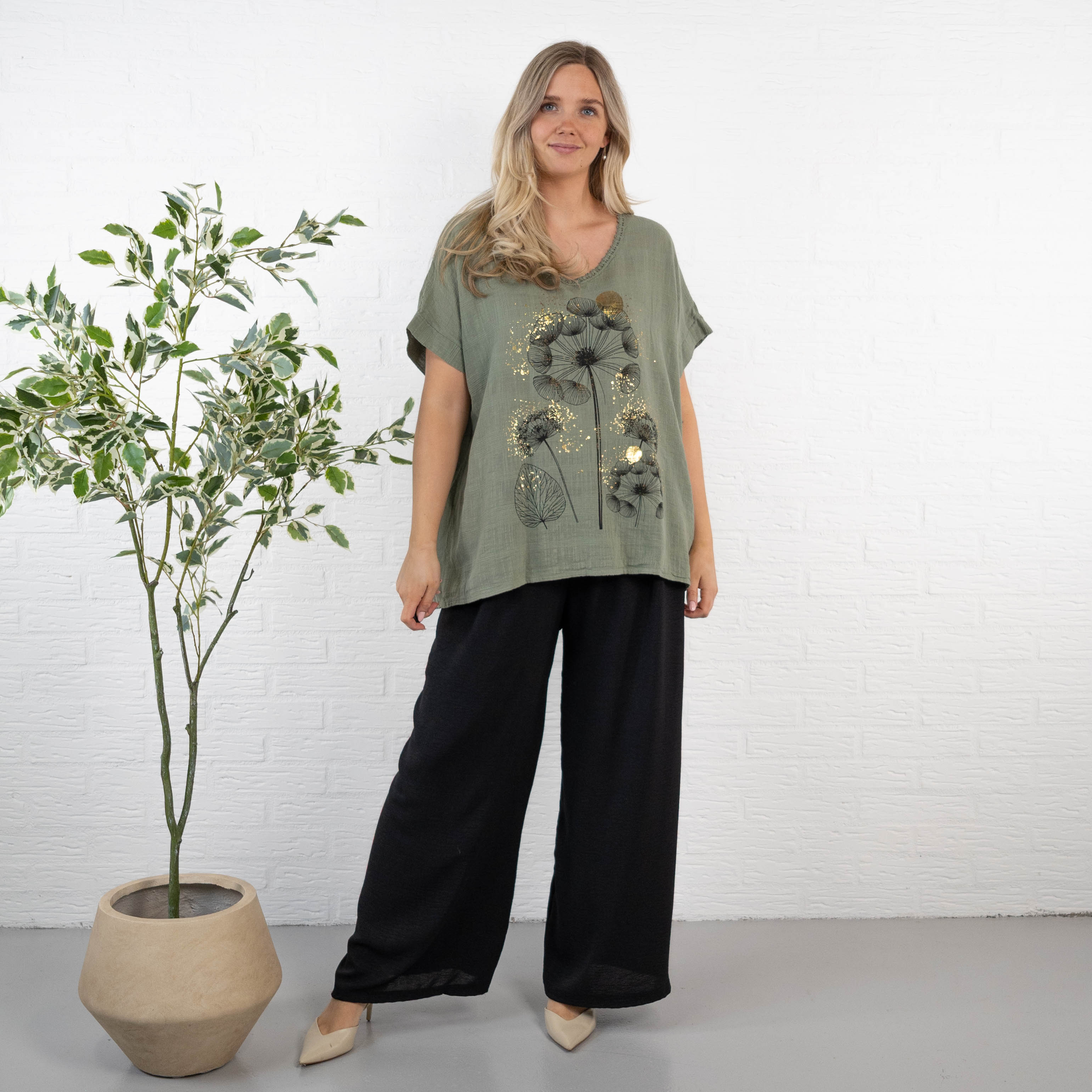 Ginny overdel, Khaki