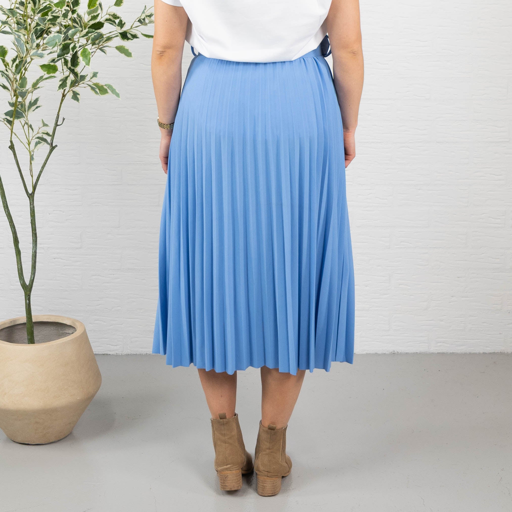 Melinda nederdel, Blå