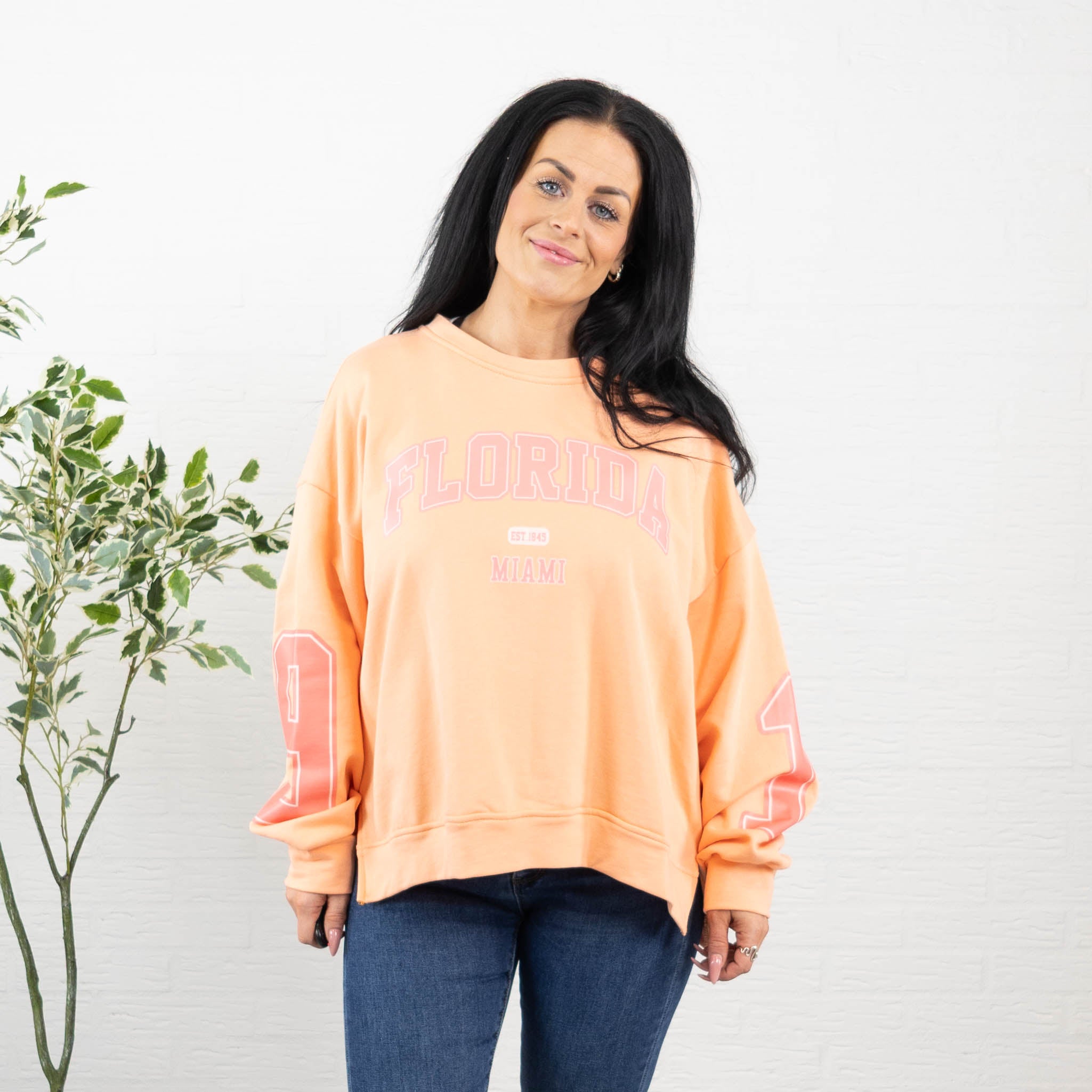 Florida sweatshirt, Koral