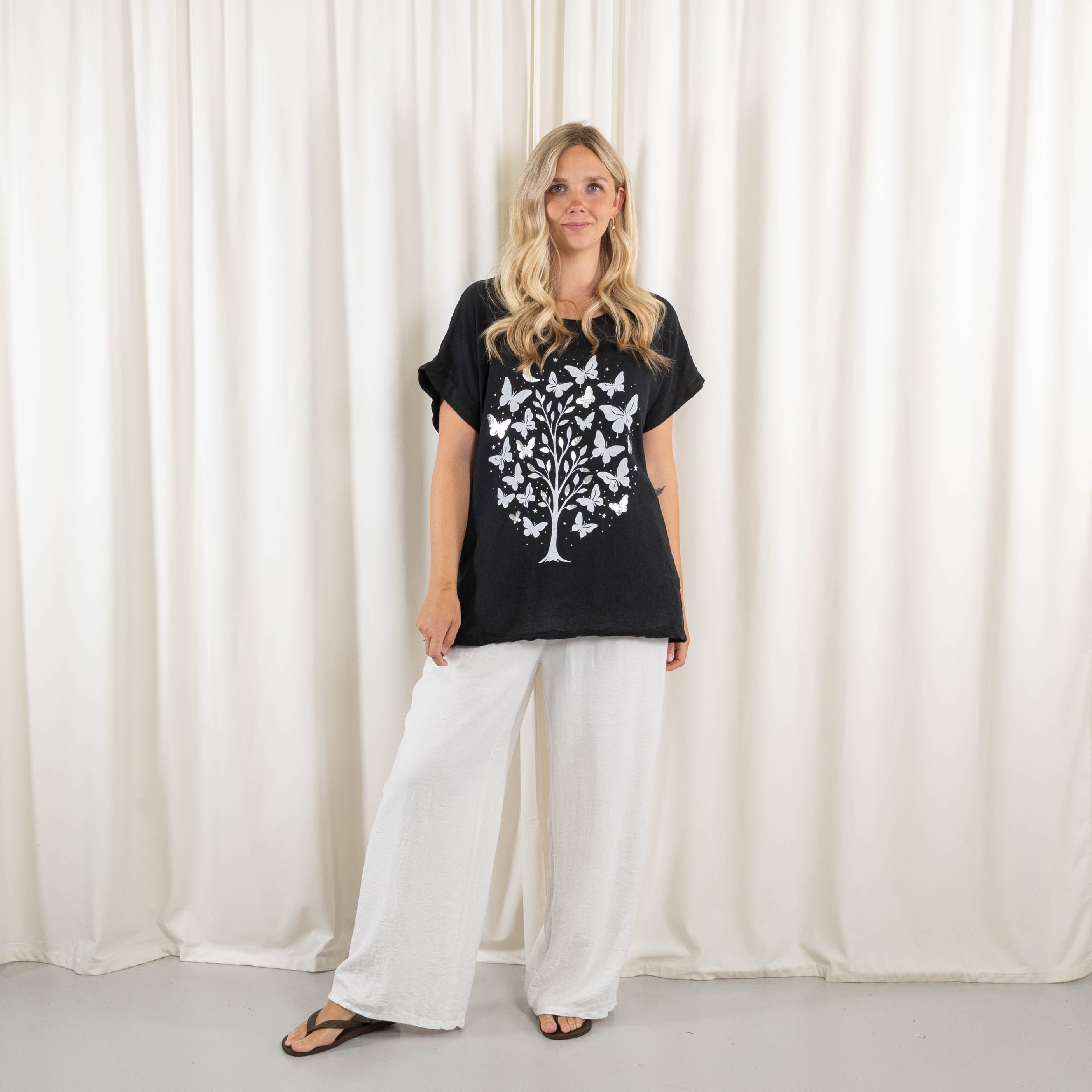 Selma t-shirt, Sort