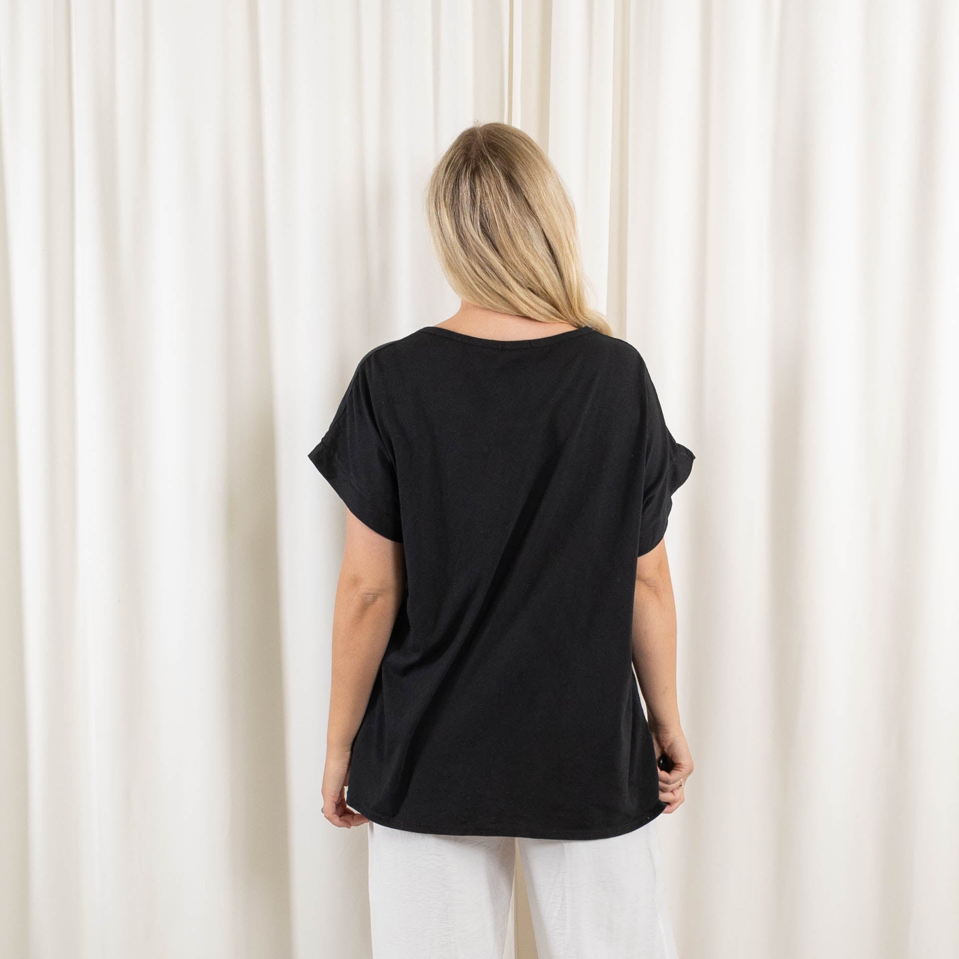 Selma t-shirt, Sort