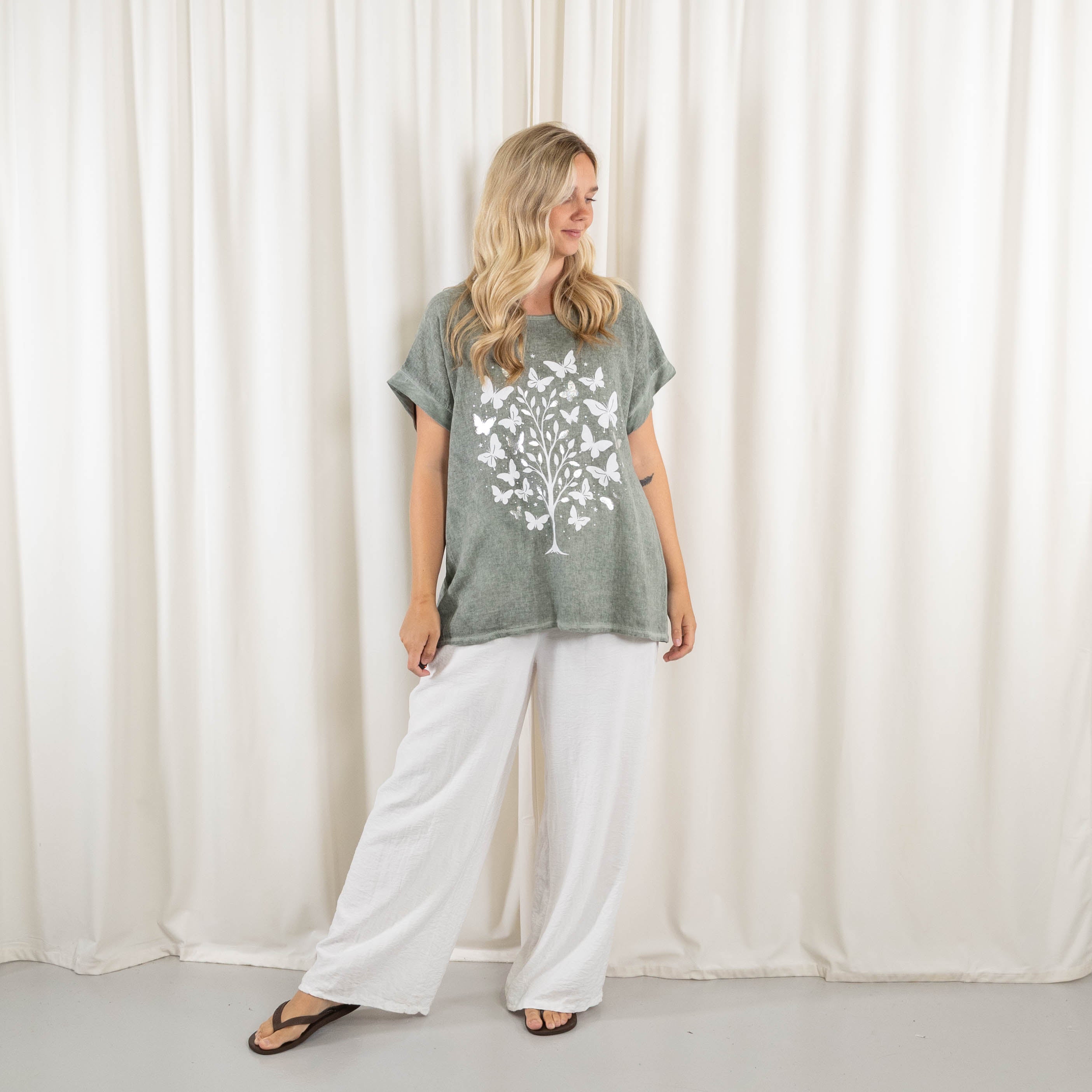 Selma t-shirt, Khaki