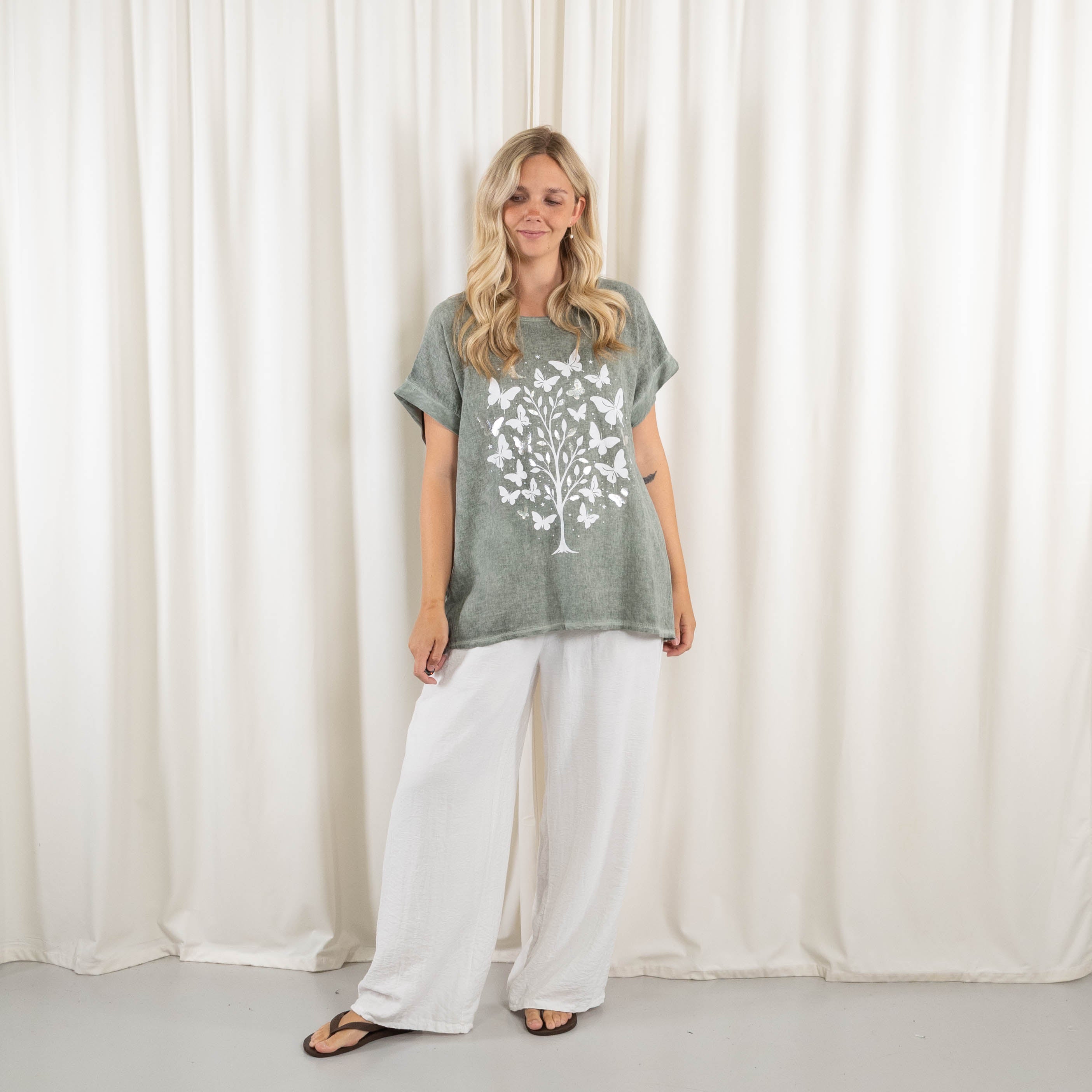 Selma t-shirt, Khaki