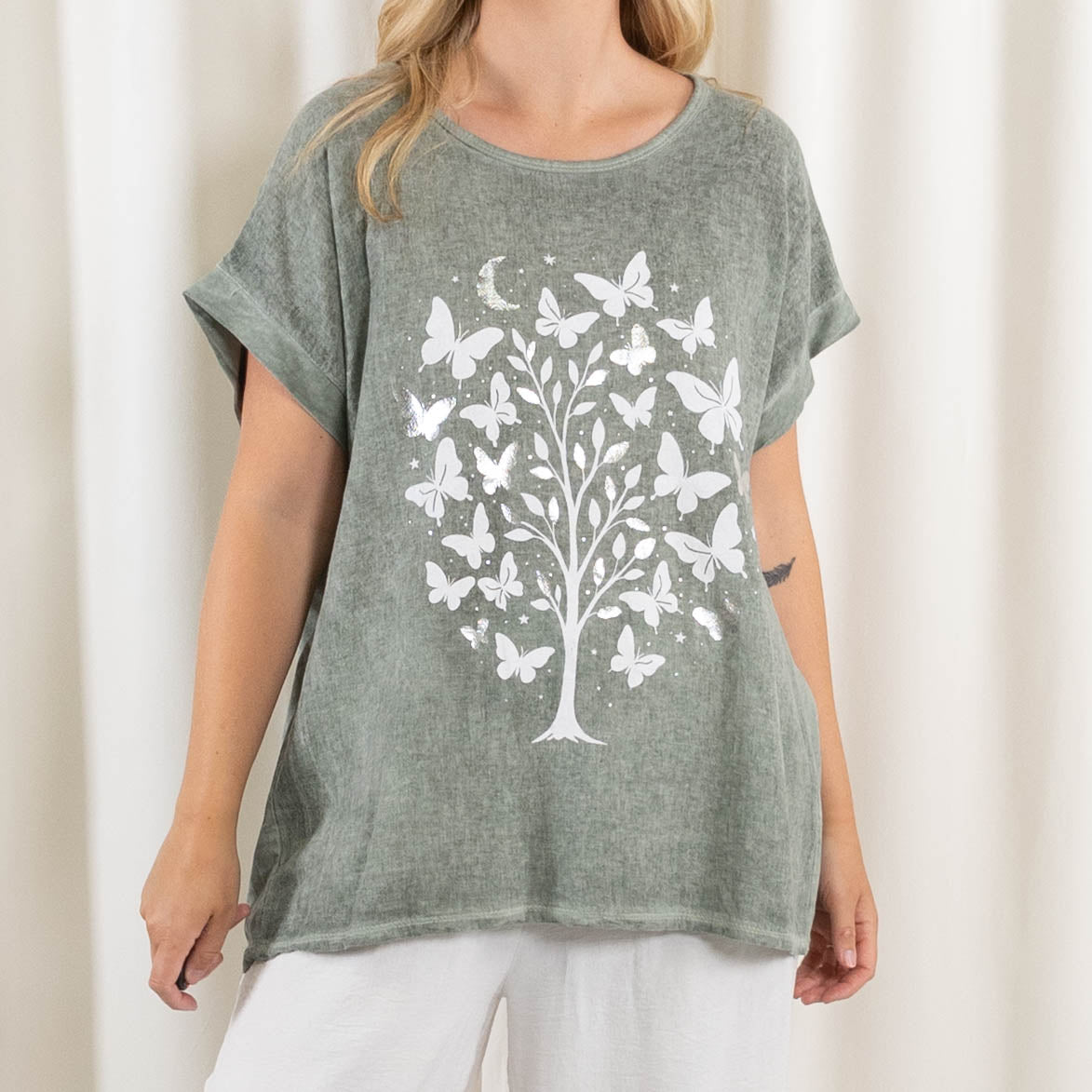Selma t-shirt, Khaki