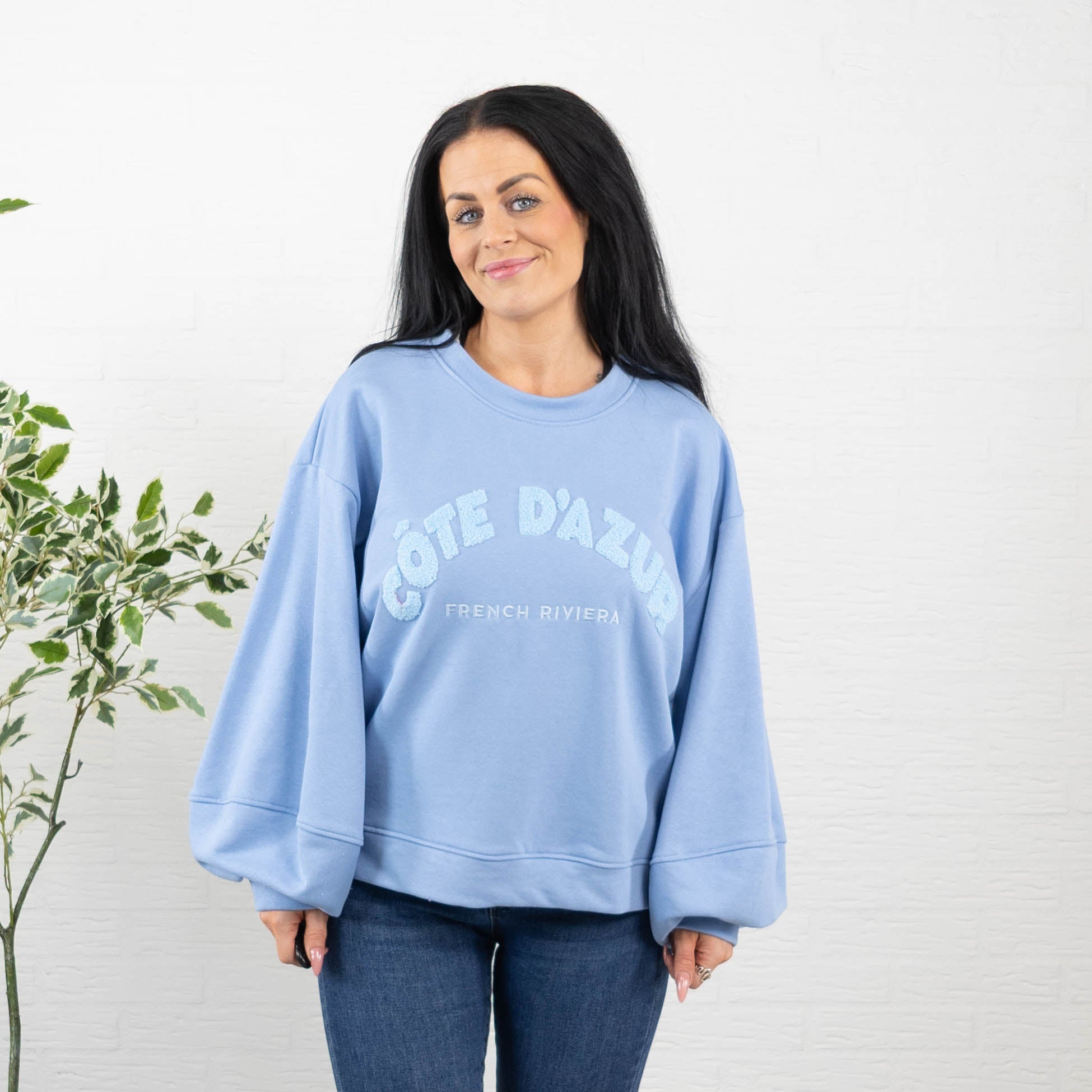 Donna sweatshirt, Lyseblå