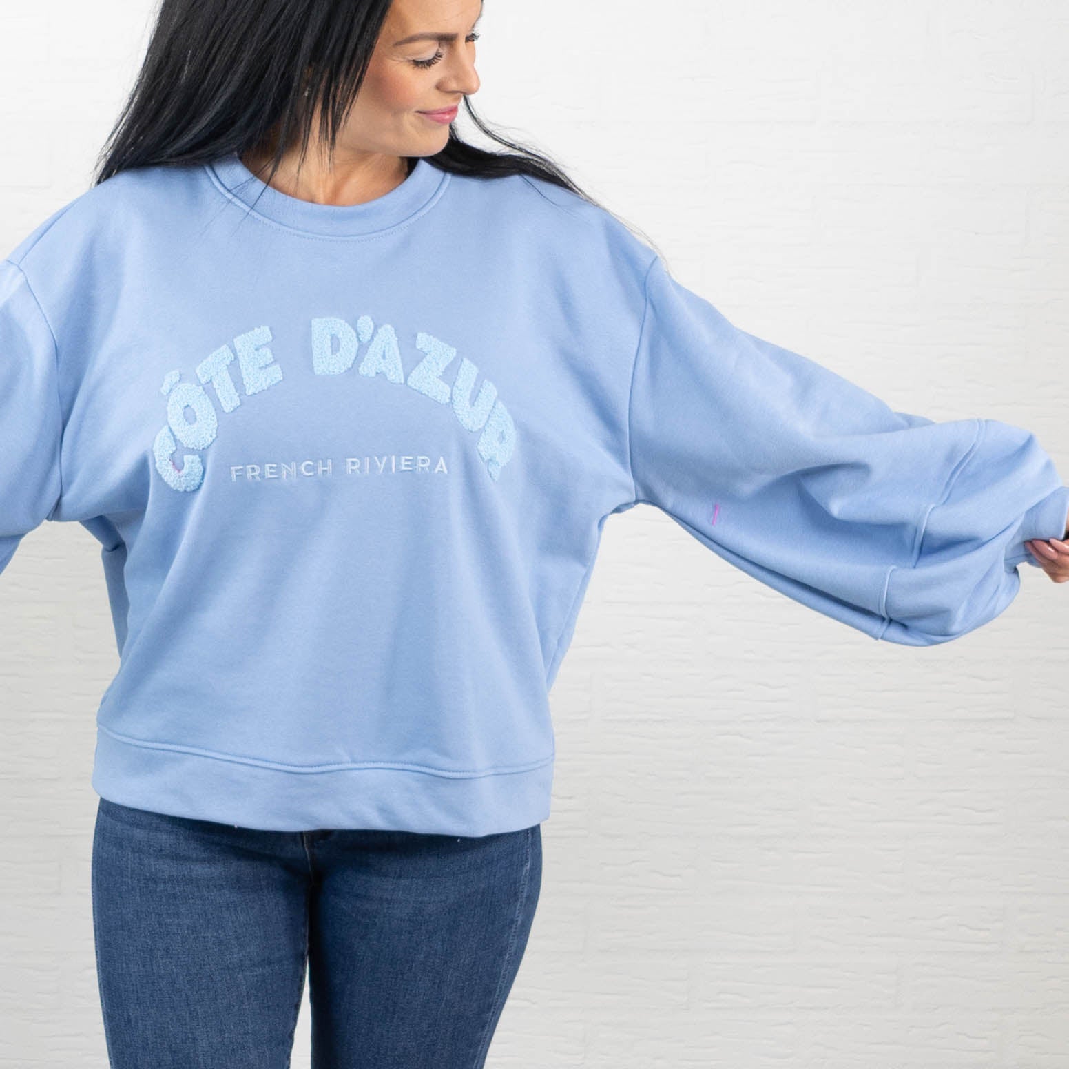 Donna sweatshirt, Lyseblå