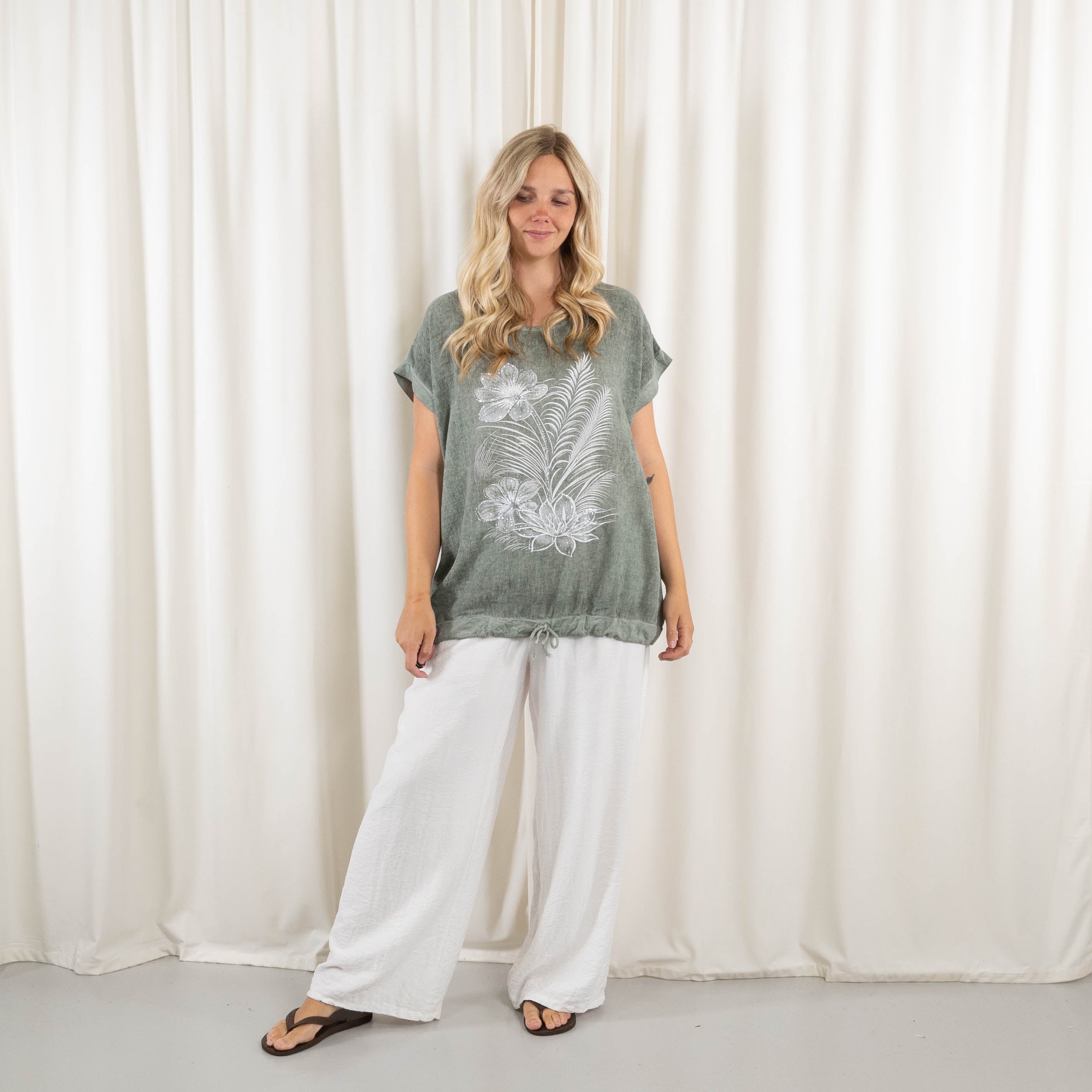 Sussie t-shirt, Khaki