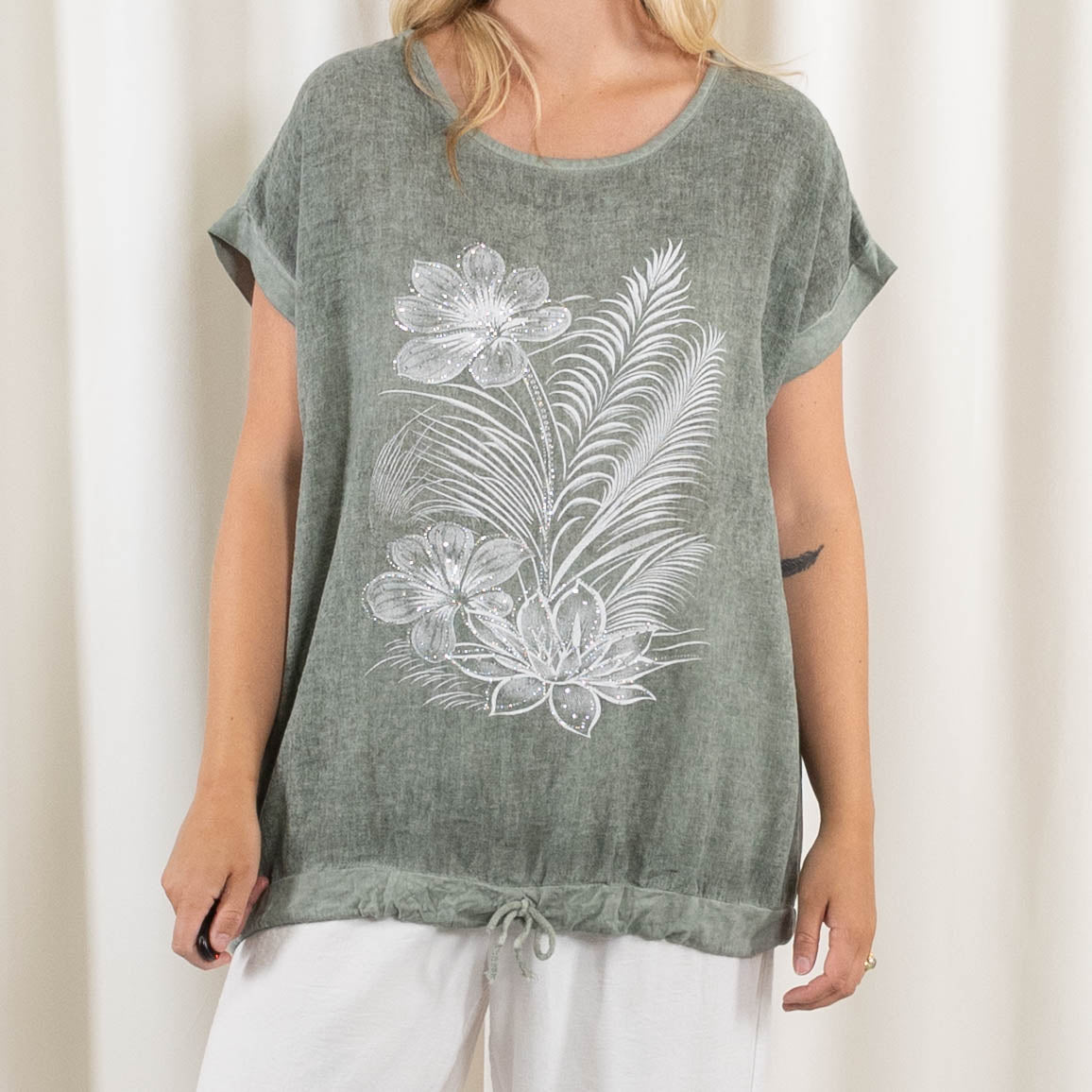 Sussie t-shirt, Khaki