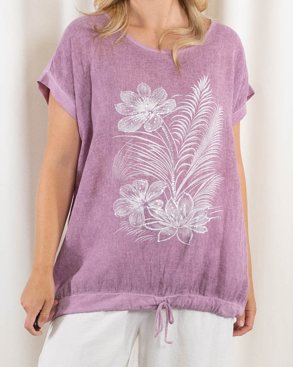 Sussie t-shirt, Lilla