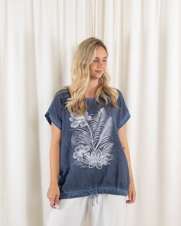 Sussie t-shirt, Blå