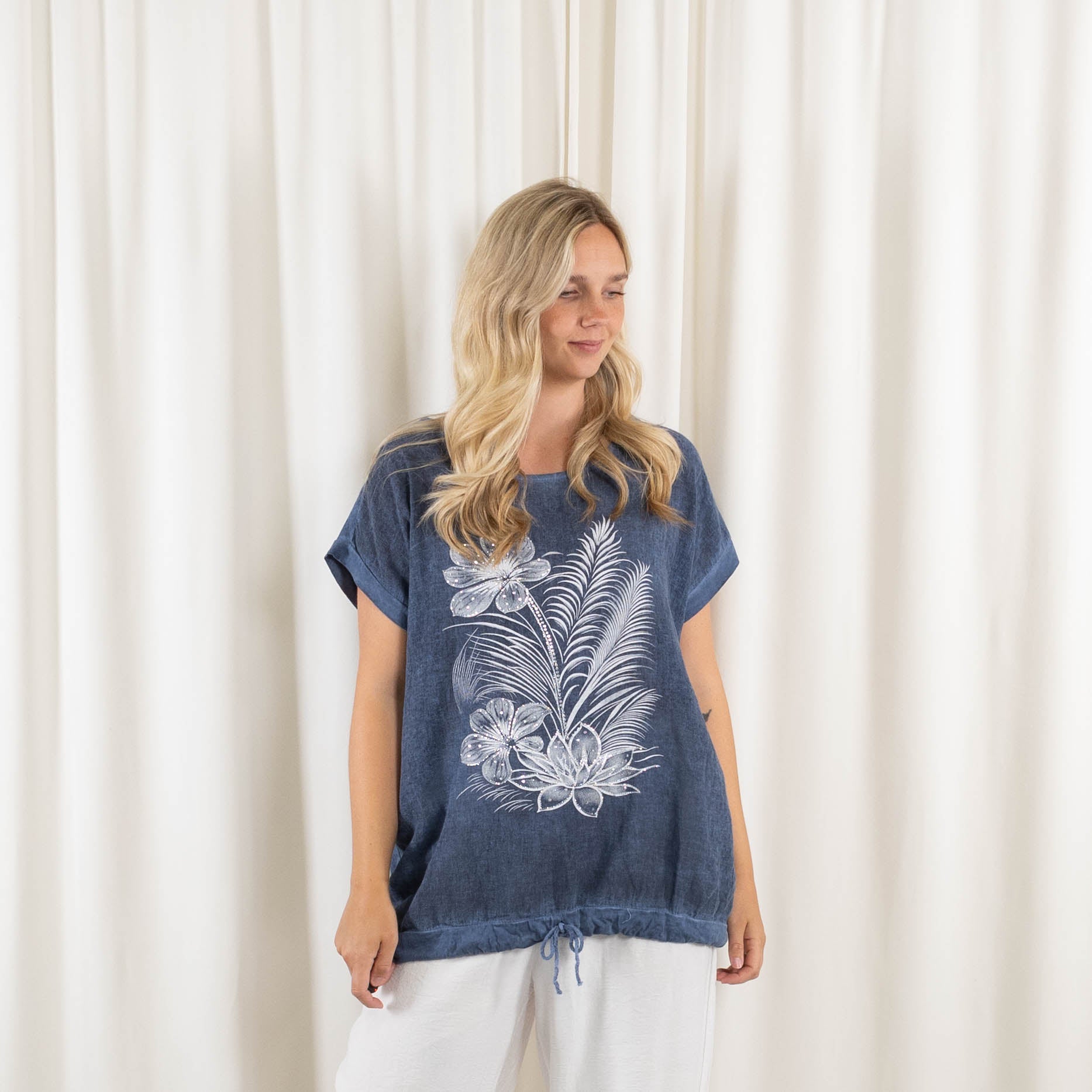 Sussie t-shirt, Blå