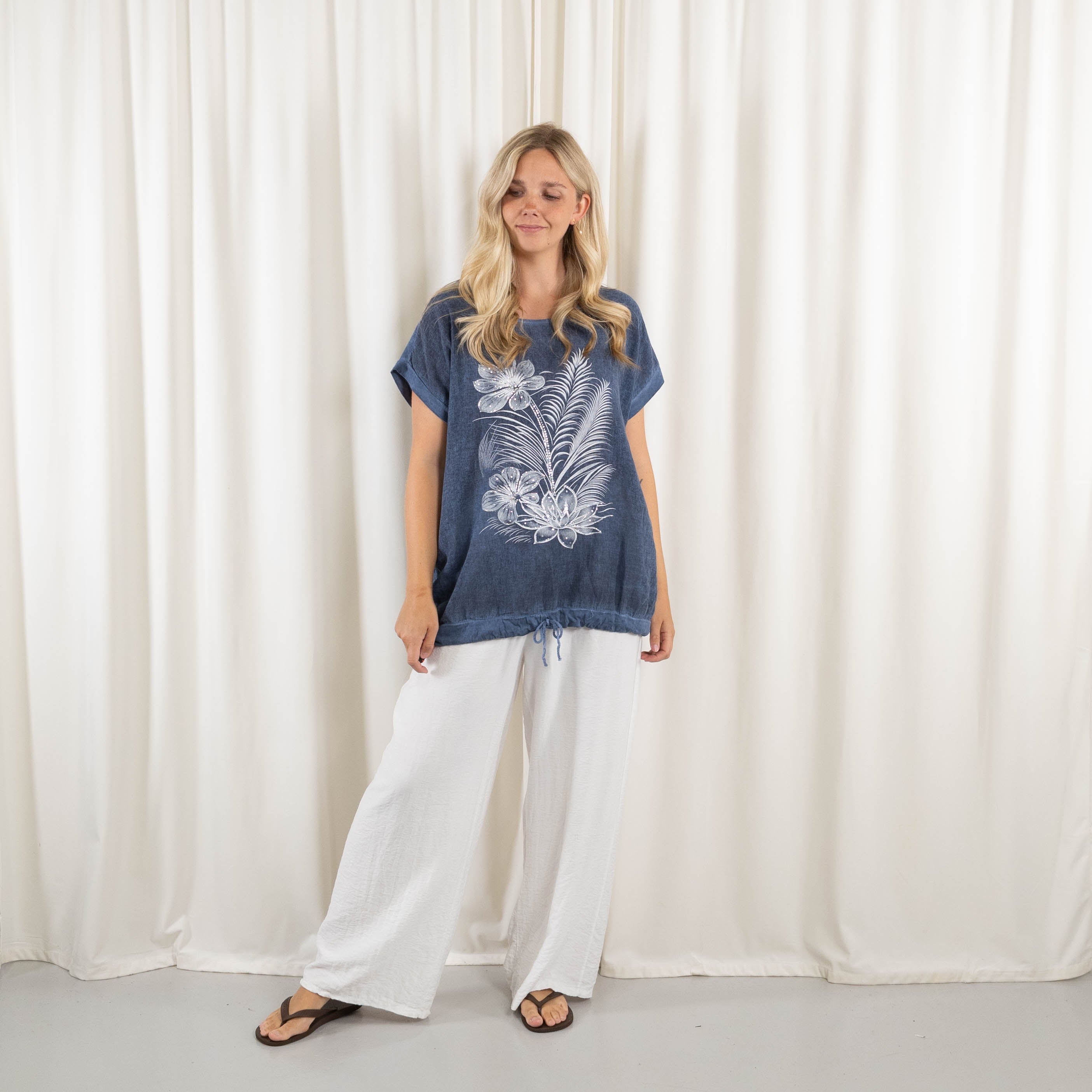 Sussie t-shirt, Blå