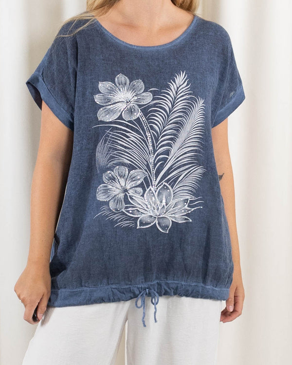 Sussie t-shirt, Blå