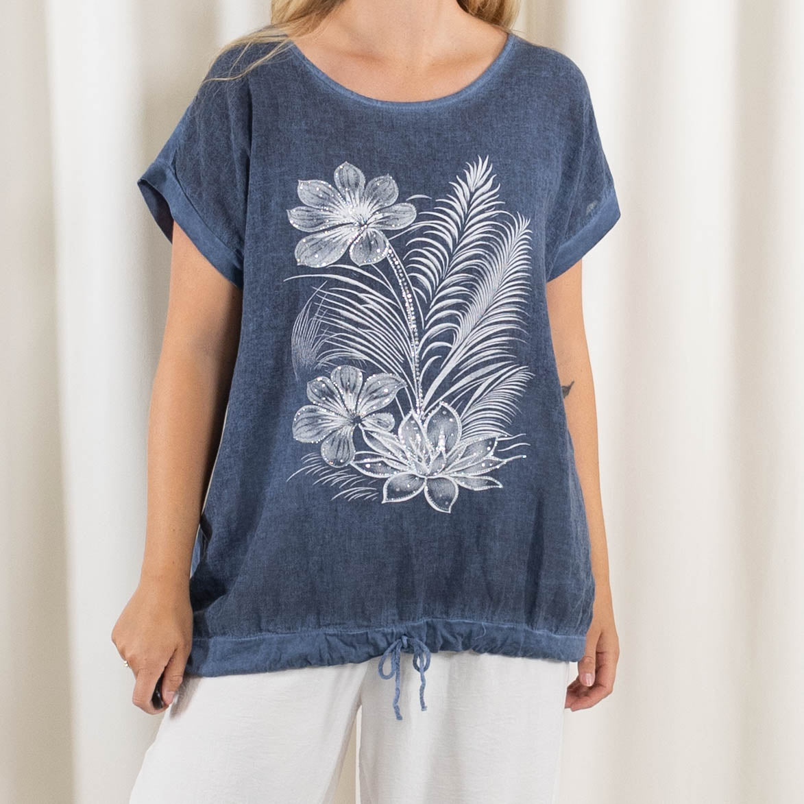 Sussie t-shirt, Blå