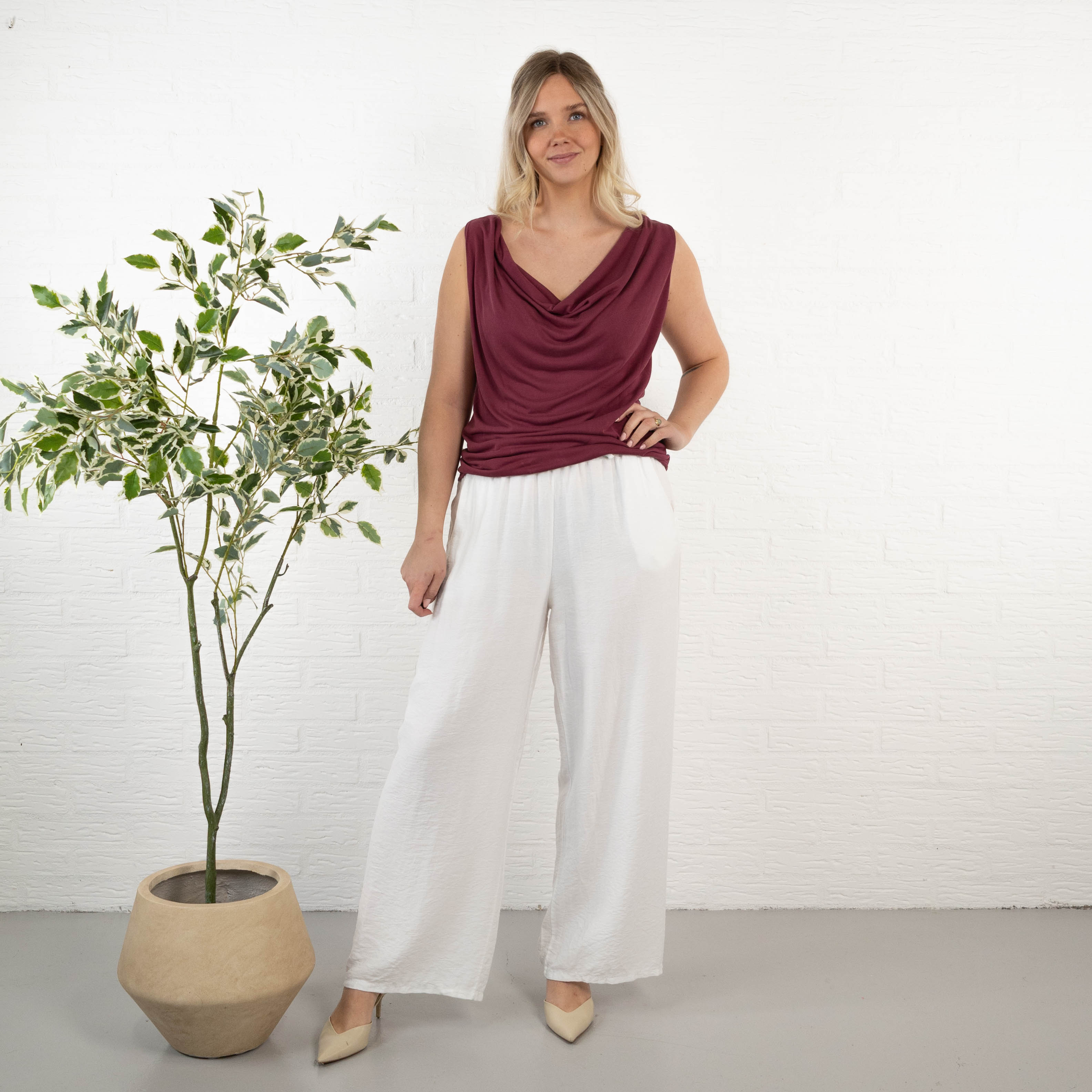 Melissa top, Bordeaux