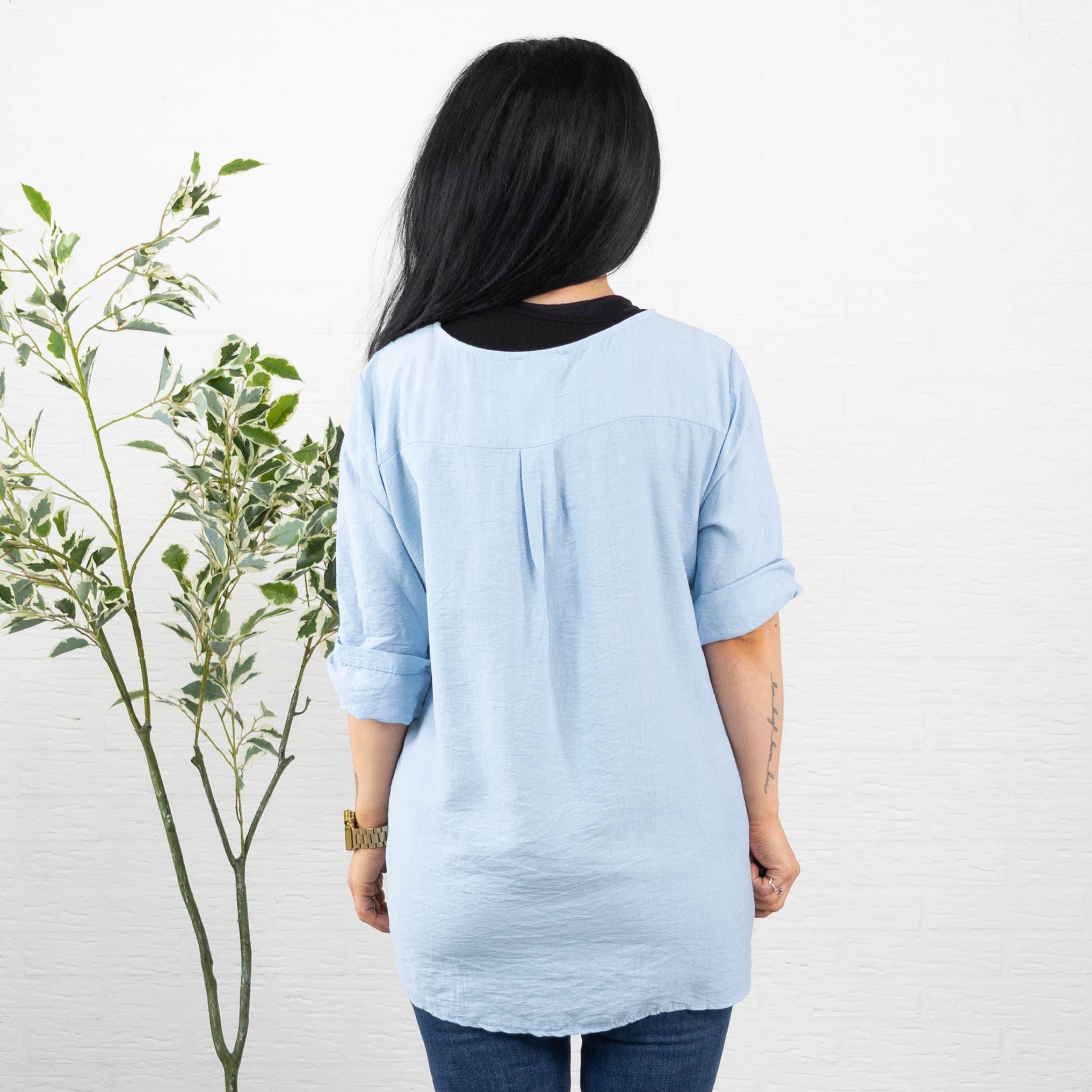 Bitten overdel, Lyseblå