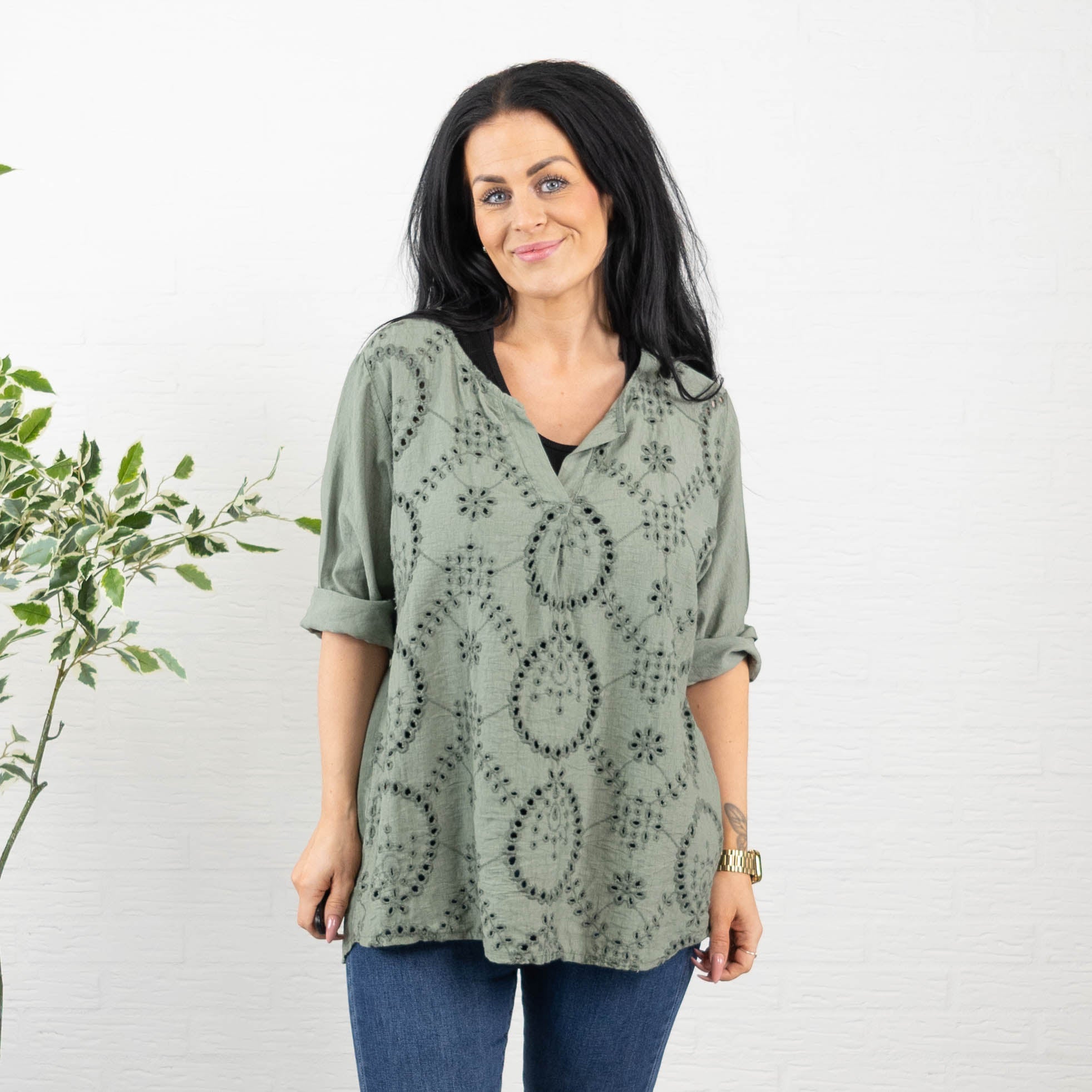 Bitten overdel, Khaki