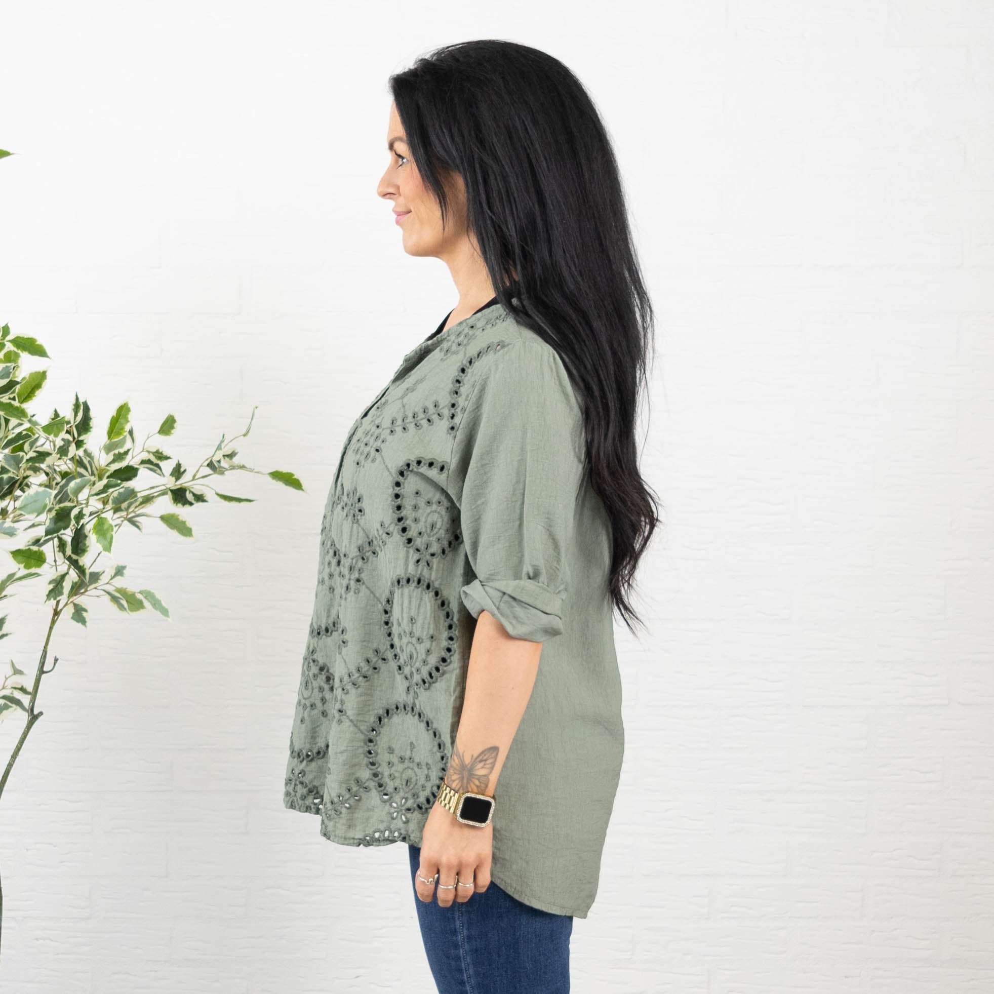 Bitten overdel, Khaki