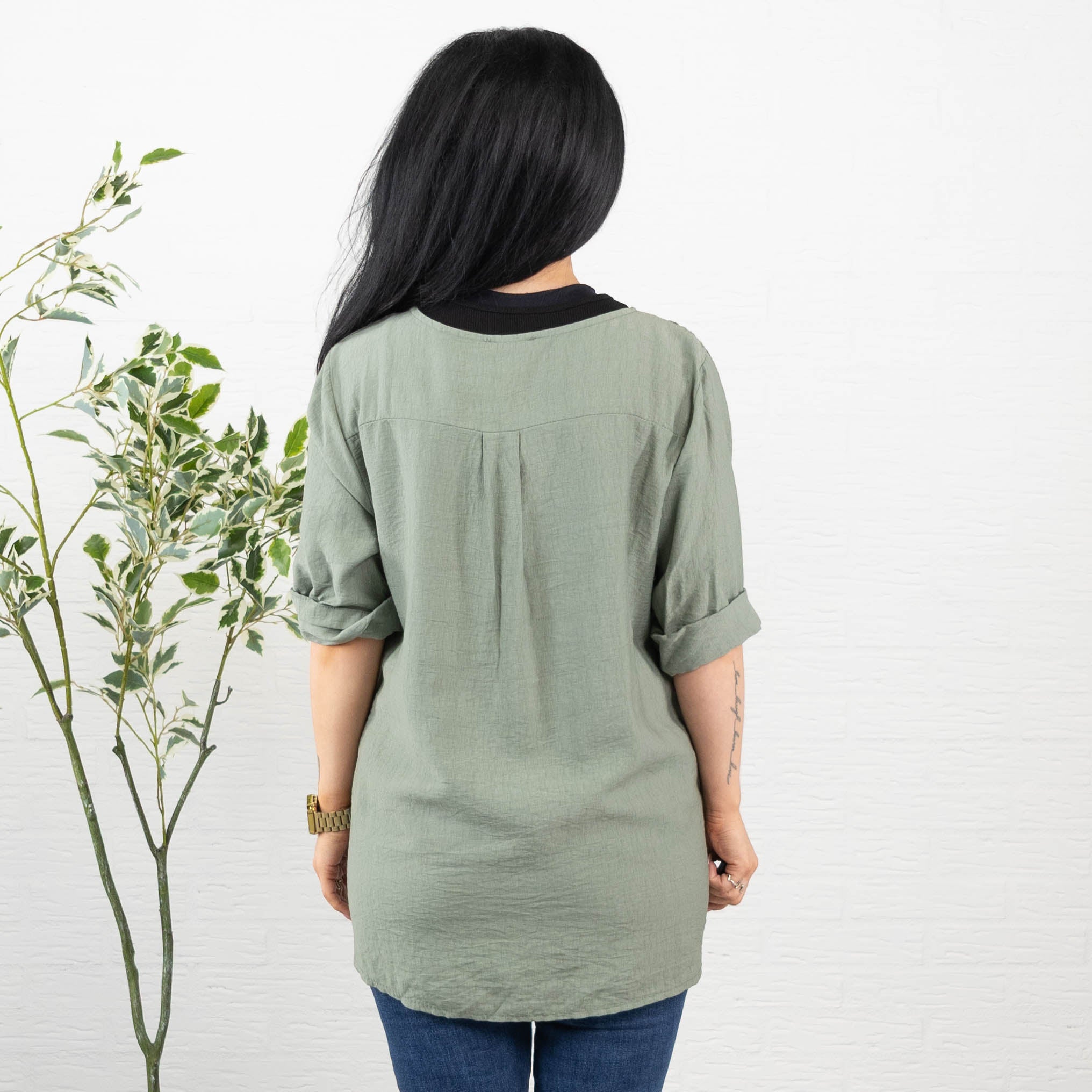 Bitten overdel, Khaki