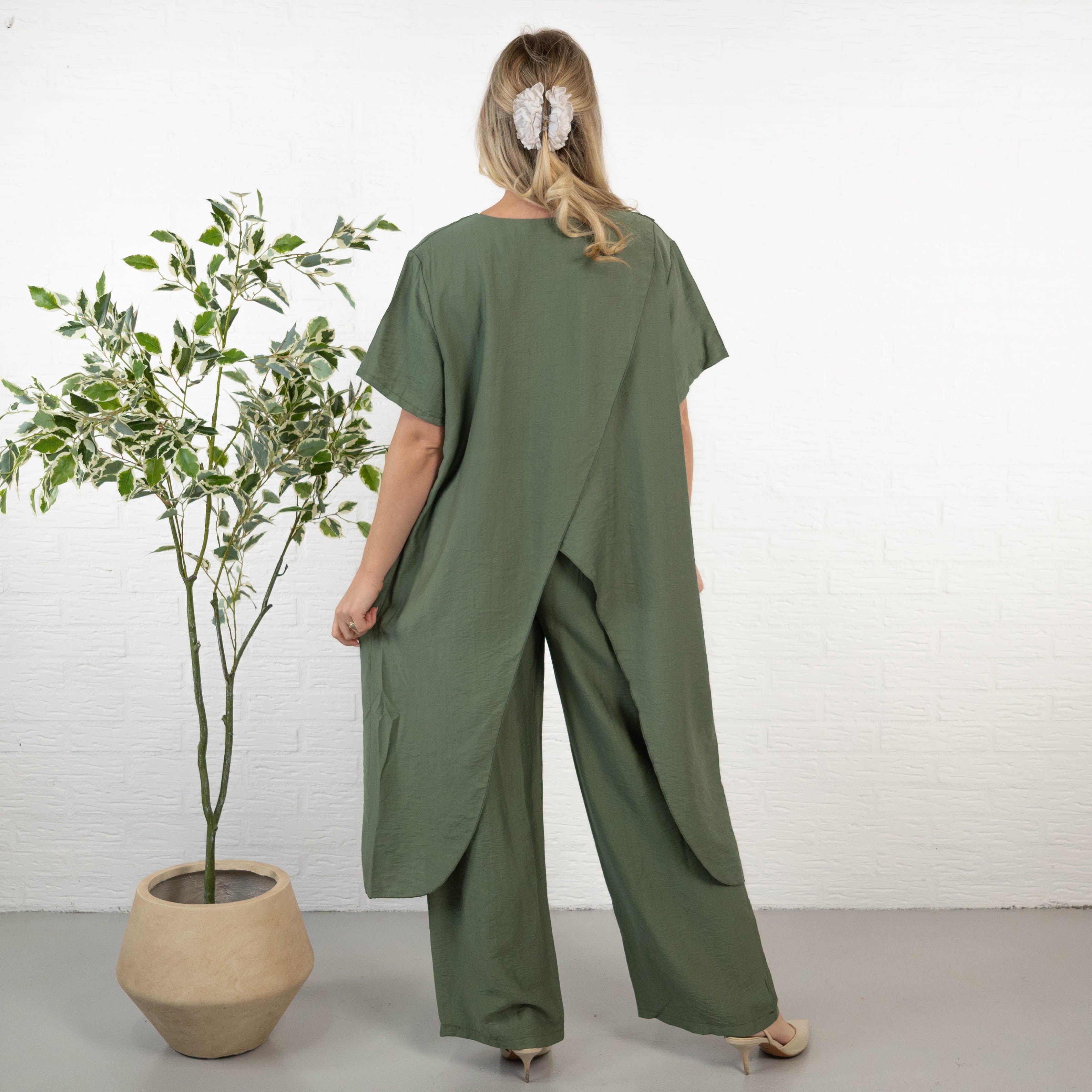 Marishka 2 delt sæt, Khaki
