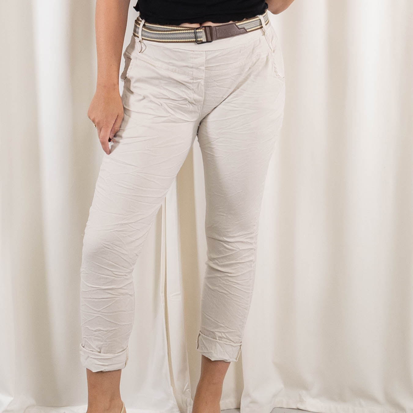 Blast bukser, Beige