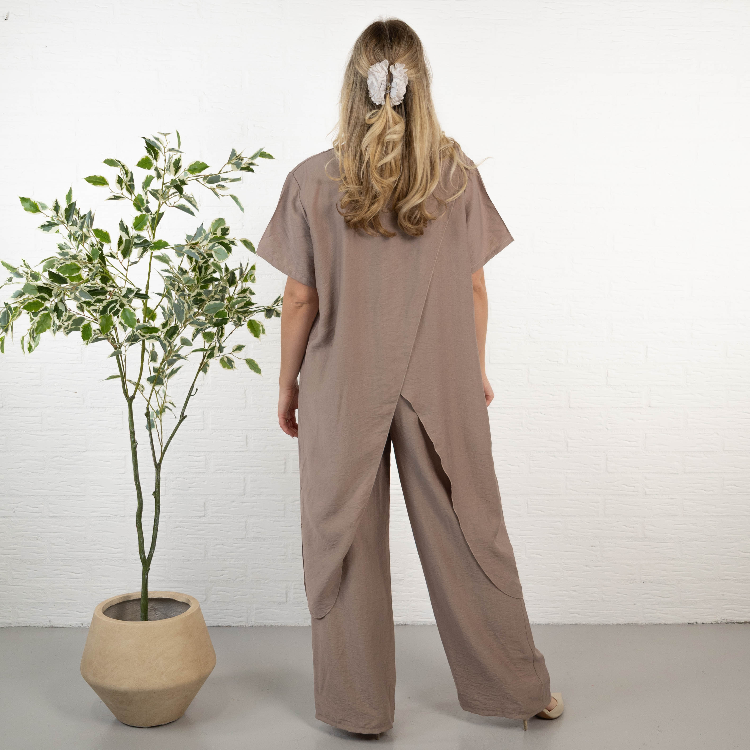 Marishka 2 delt sæt, Taupe