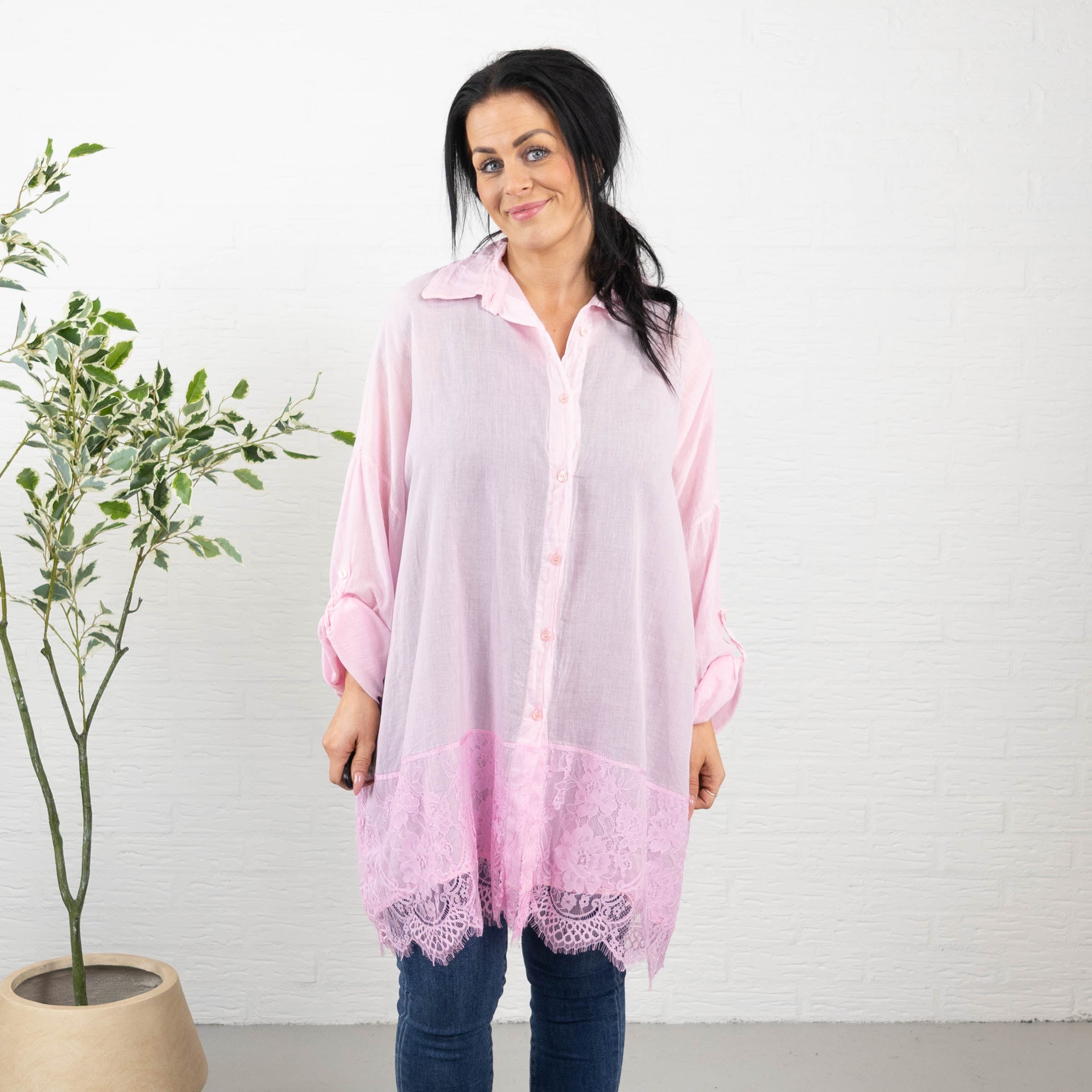 Nancy tunika, Lyserød