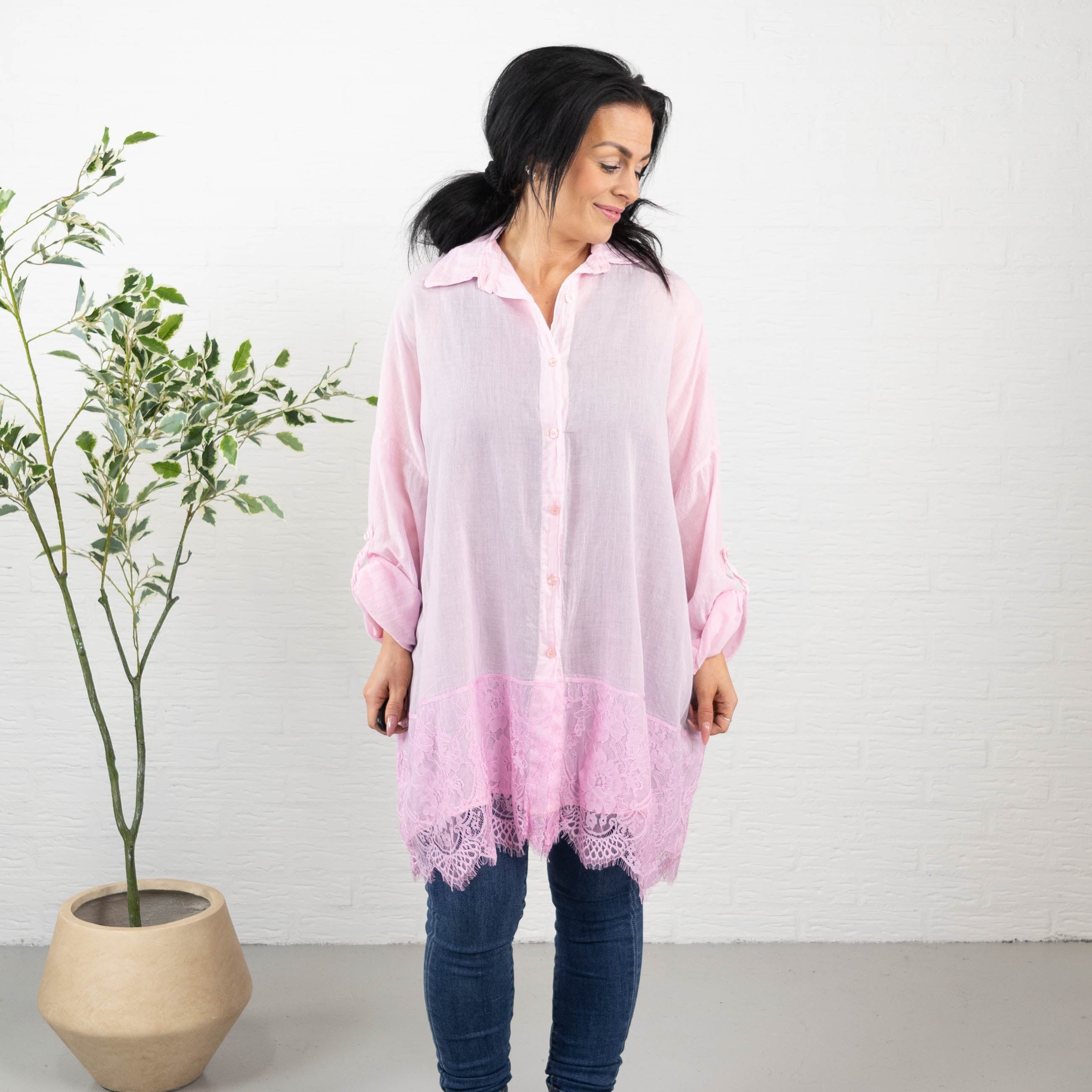 Nancy tunika, Lyserød