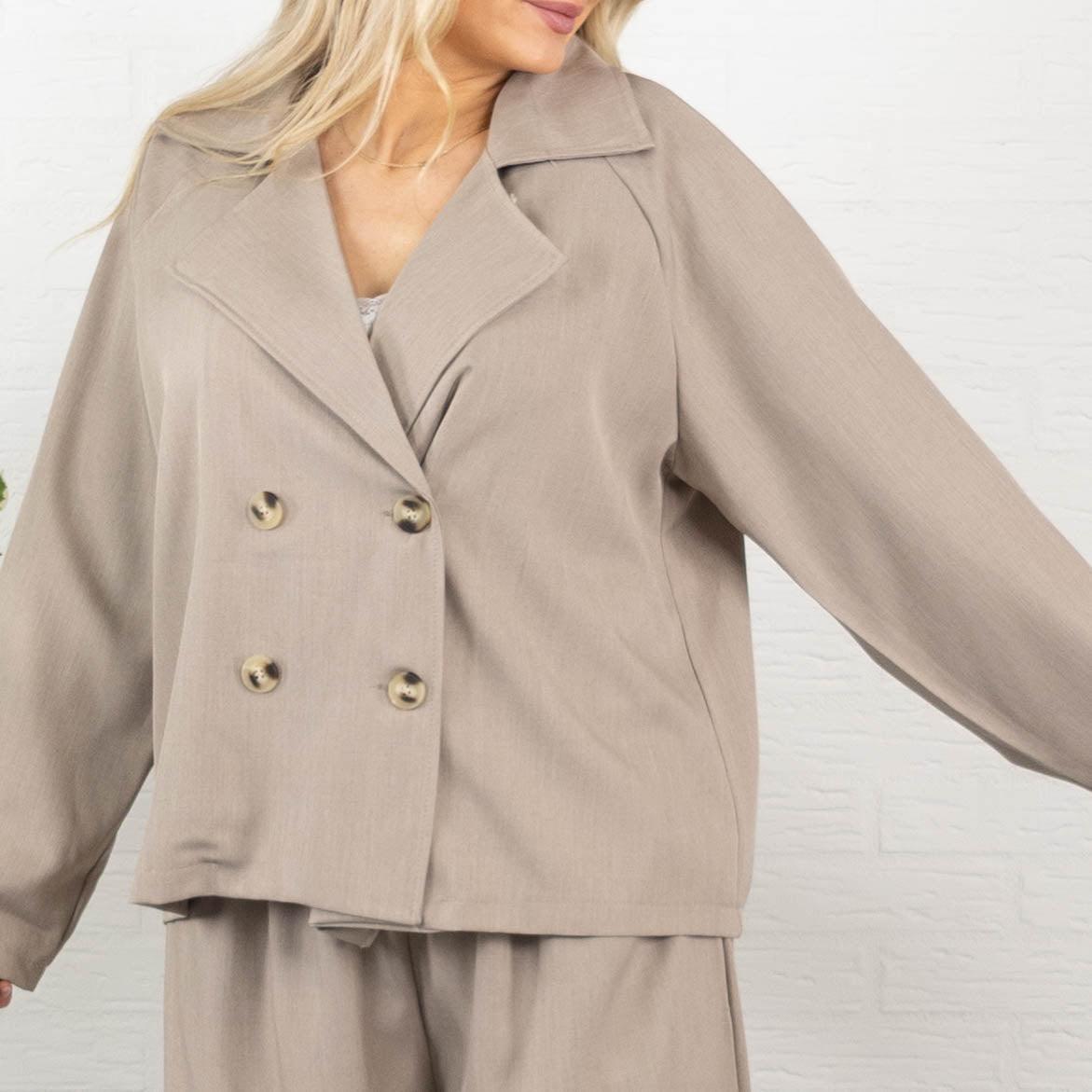 Quinn blazer, Beige