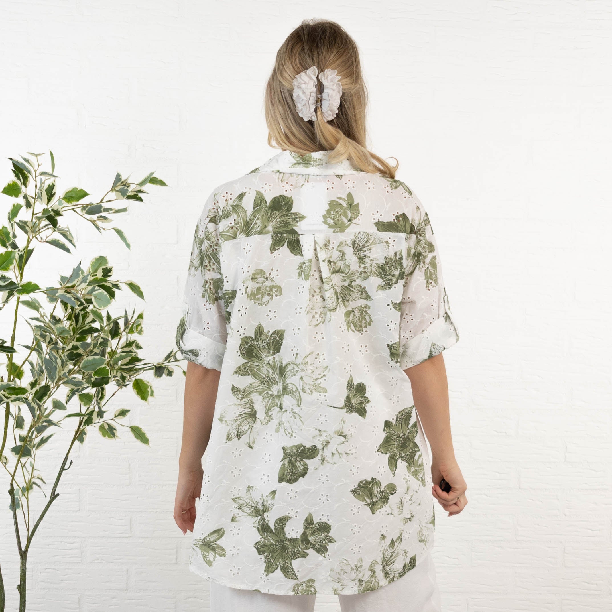 Patricia skjorte, Khaki
