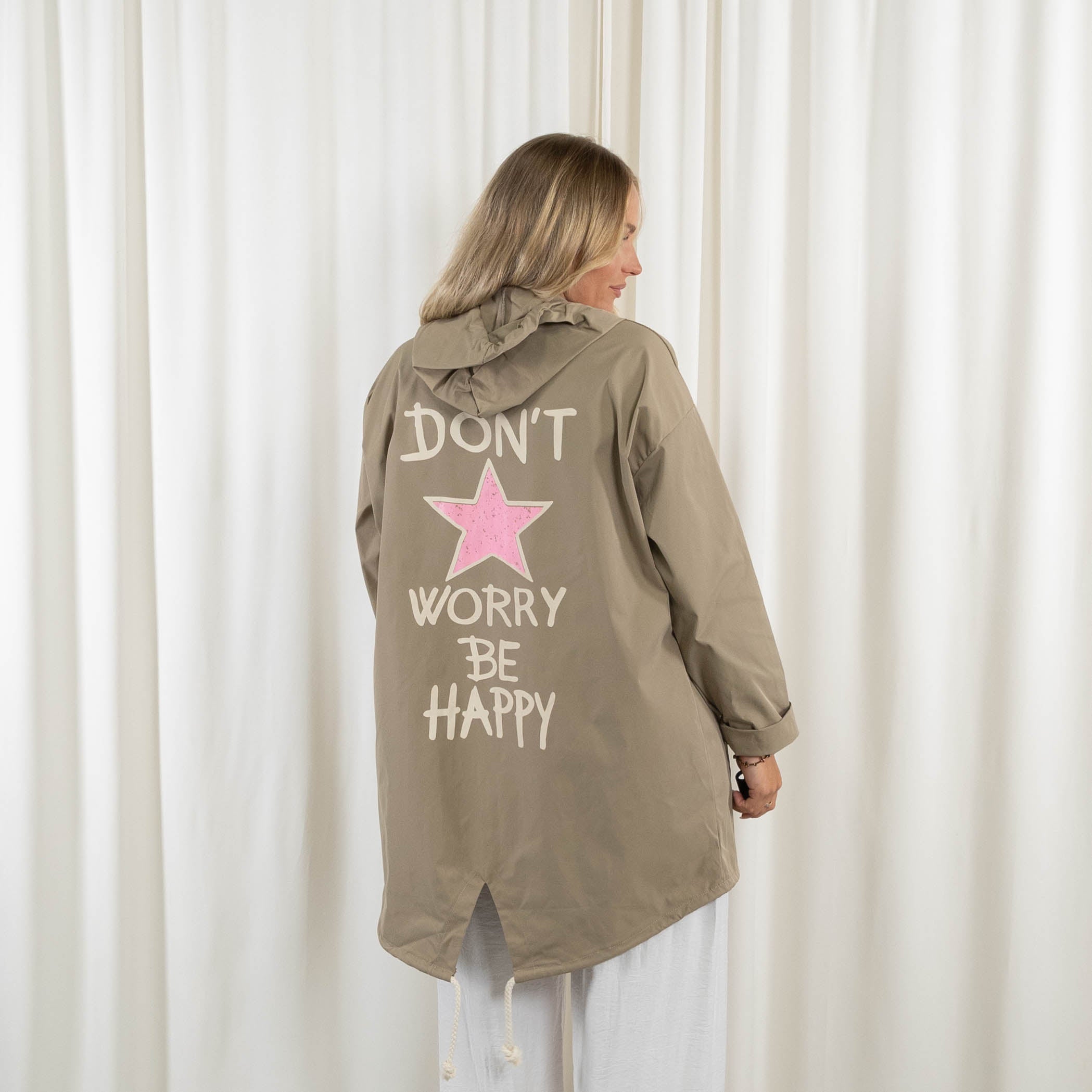 Happy jakke, Taupe