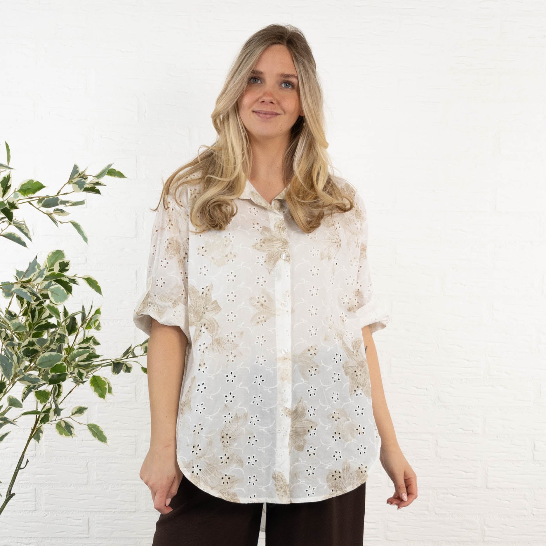 Patricia skjorte, Beige