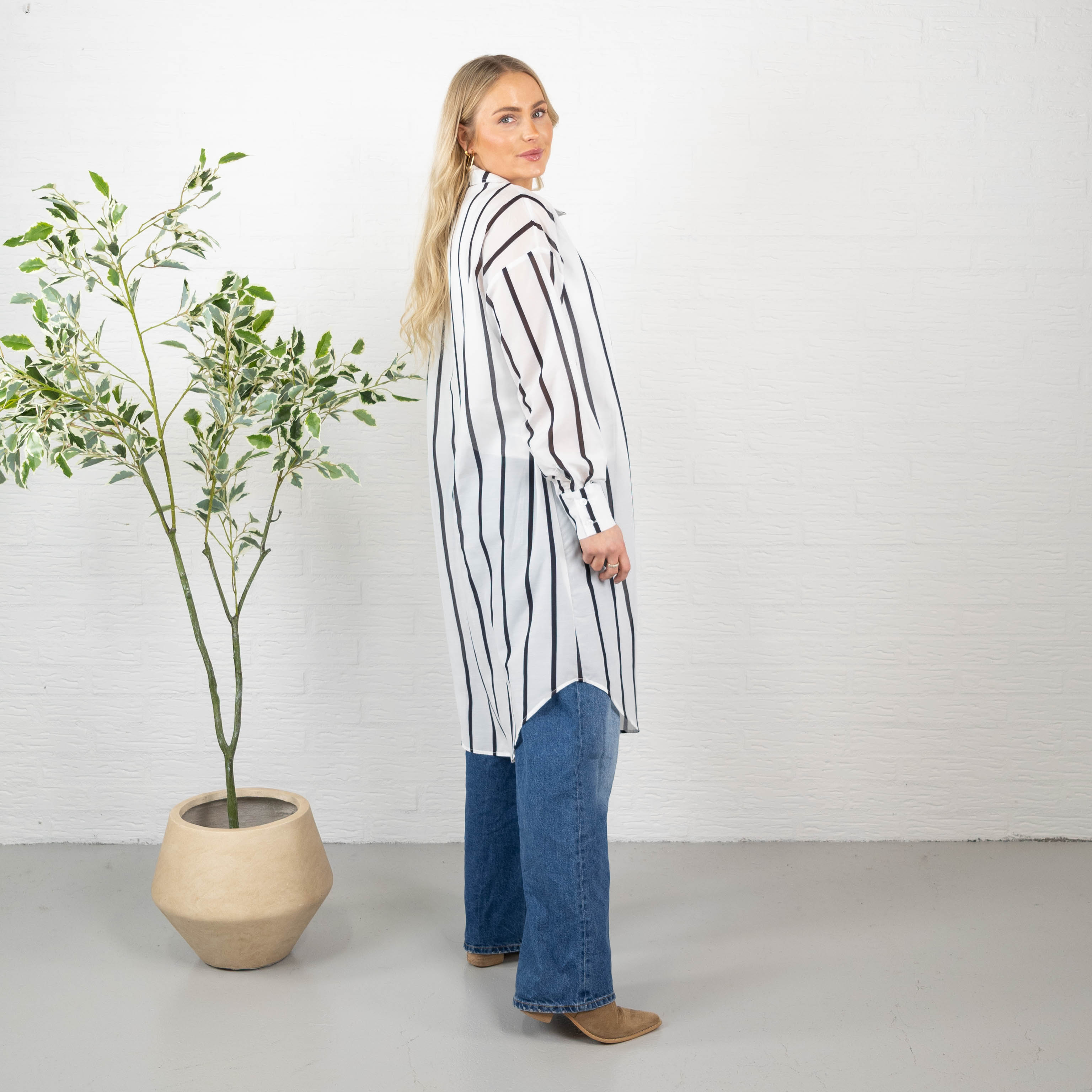 Marilyn skjorte, Hvid