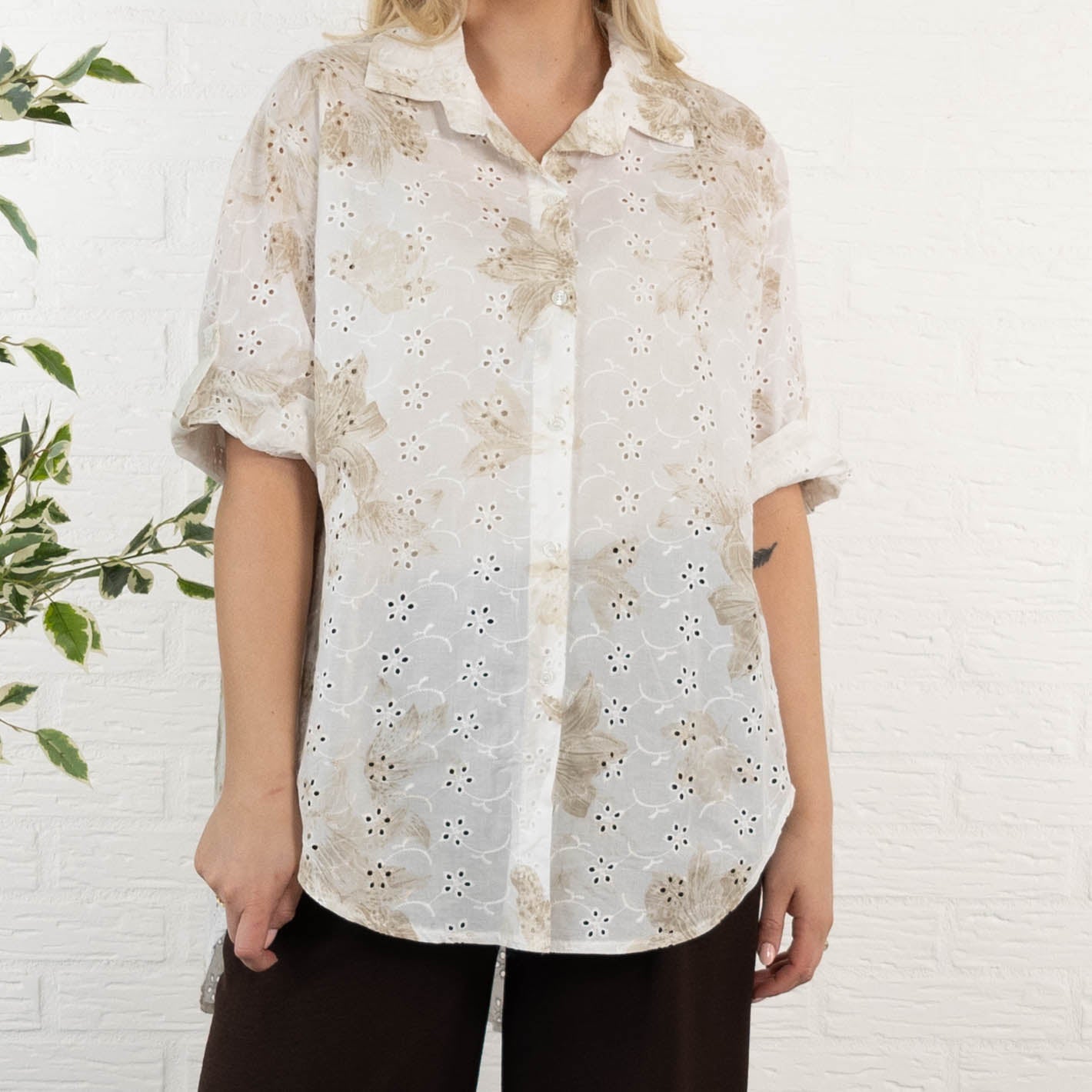 Patricia skjorte, Beige