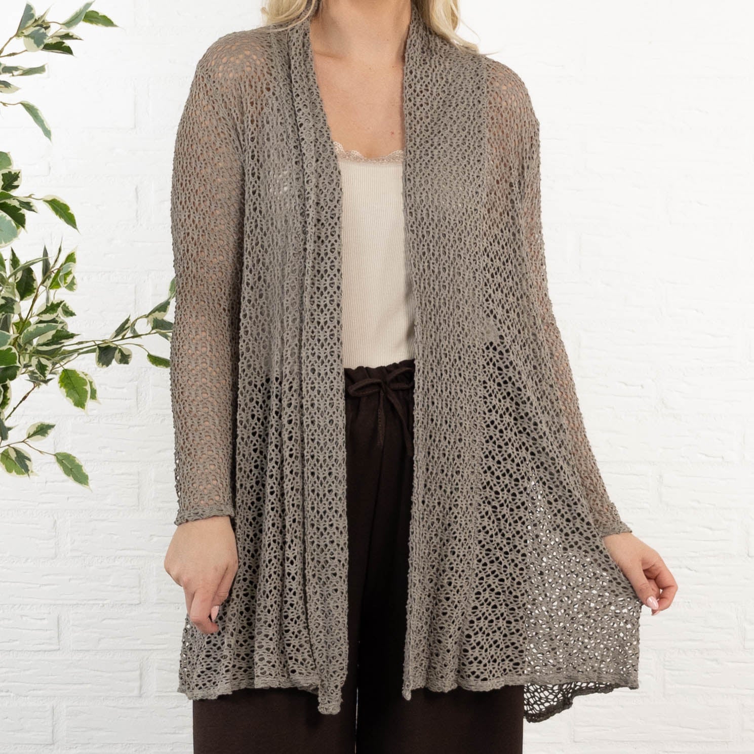 Paege cardigan, Taupe