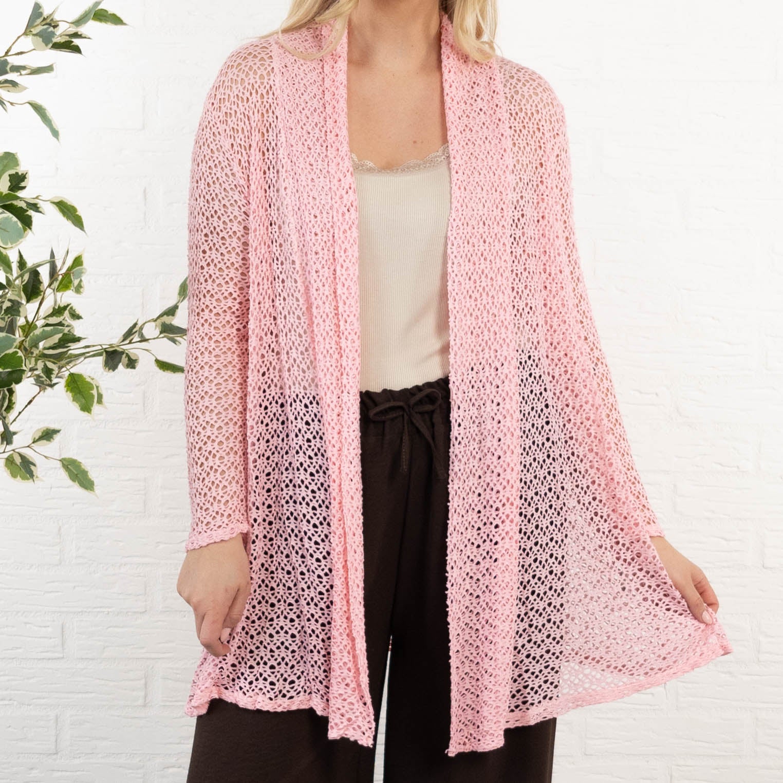 Paege cardigan, Lyserød