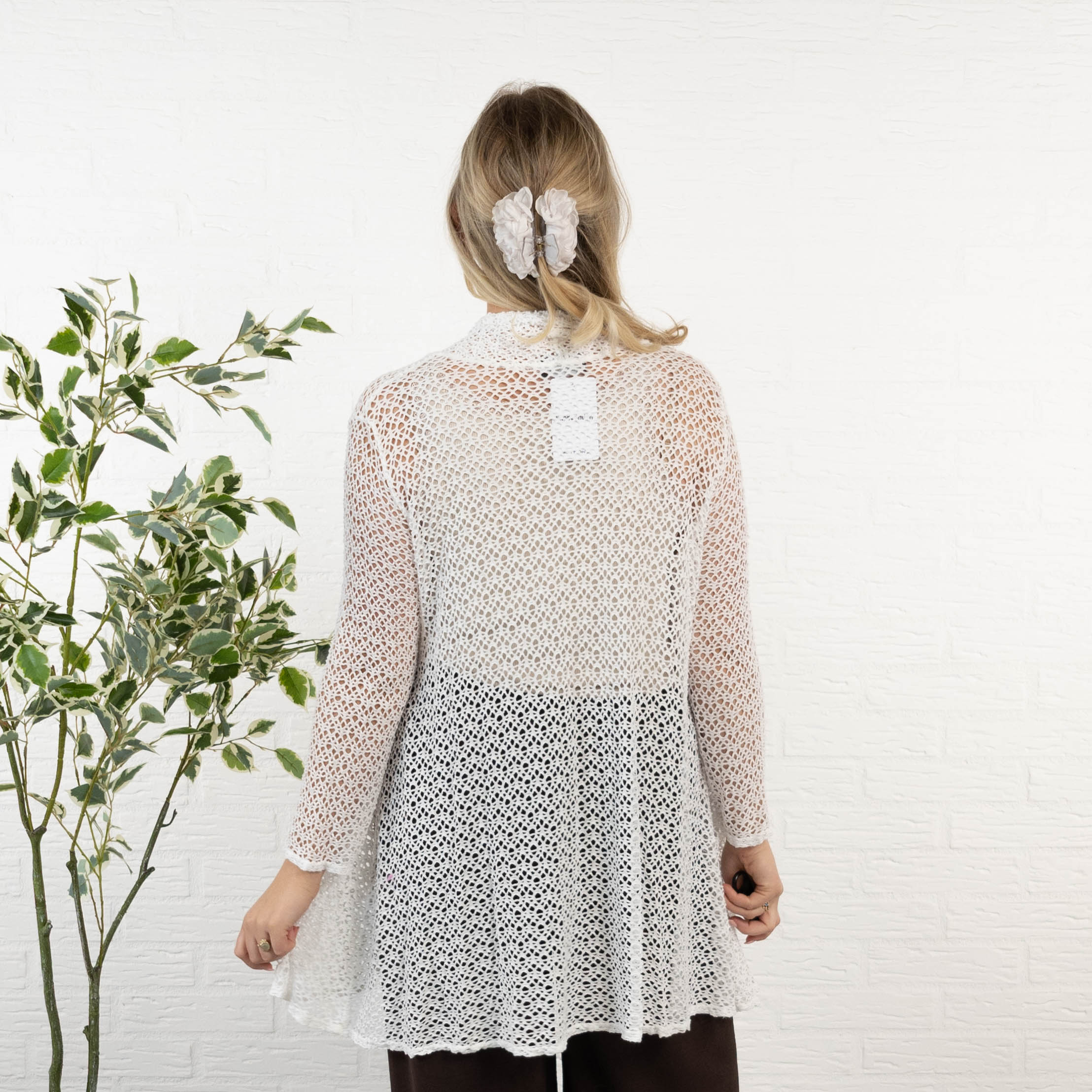 Paege cardigan, Hvid
