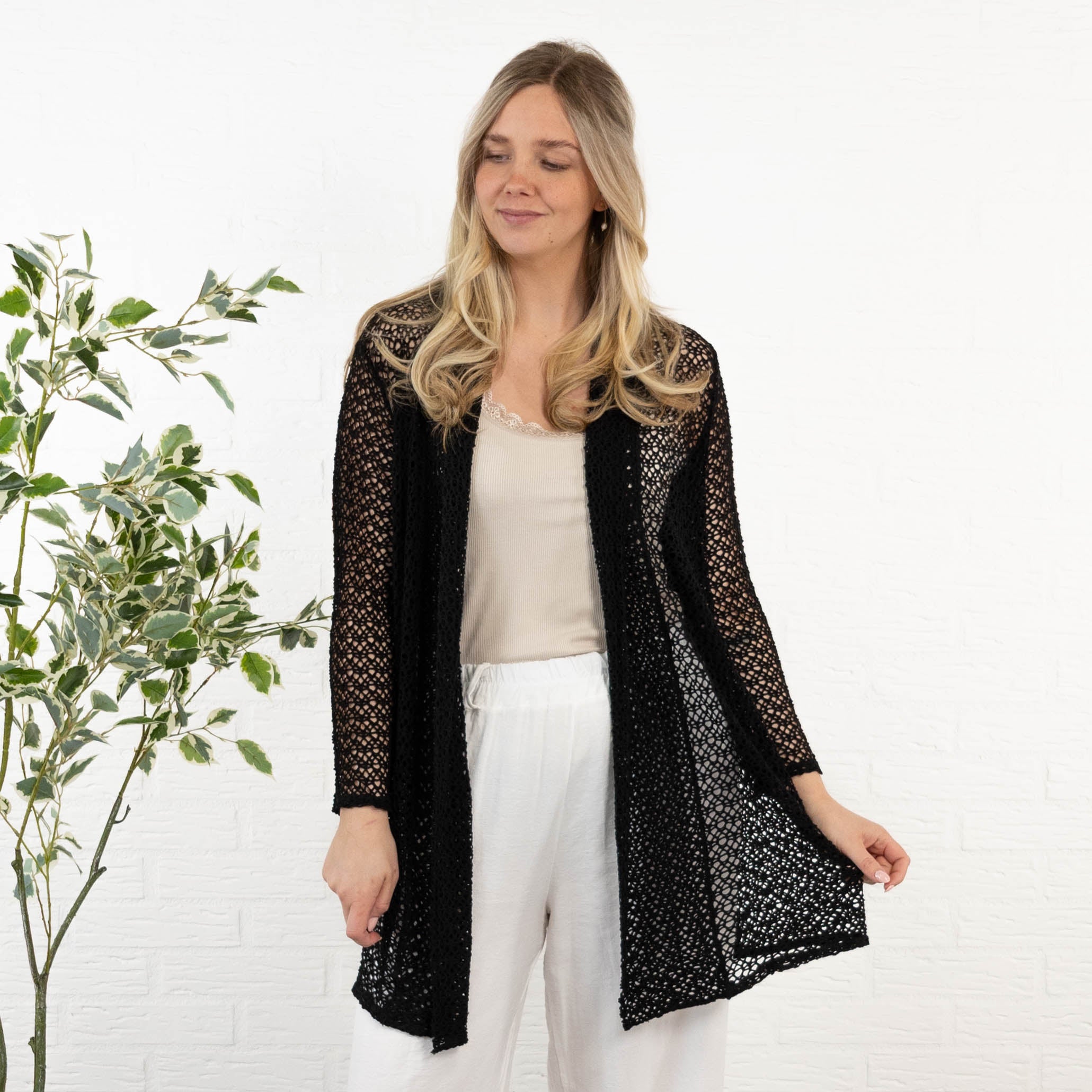 Paege cardigan, Sort
