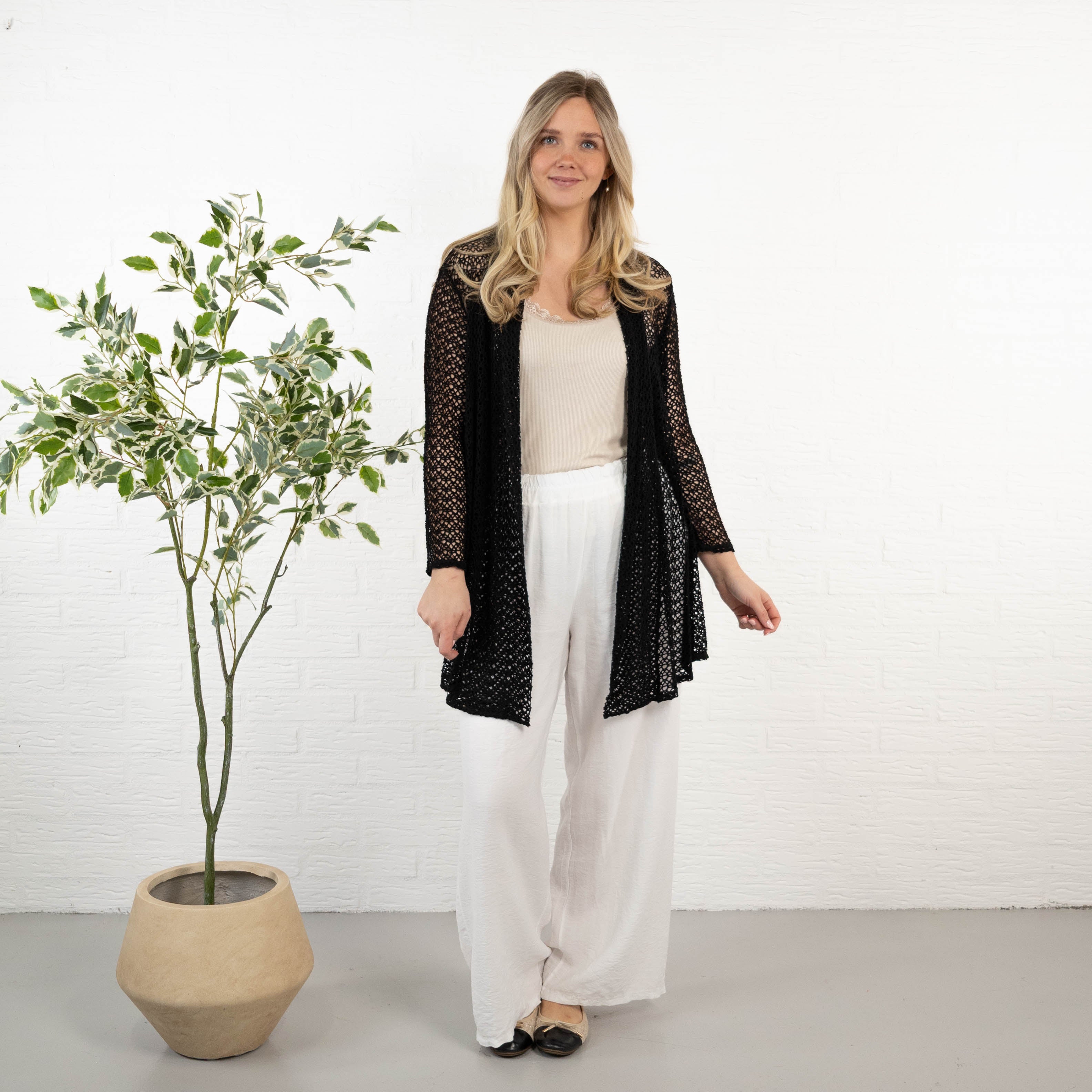 Paege cardigan, Sort