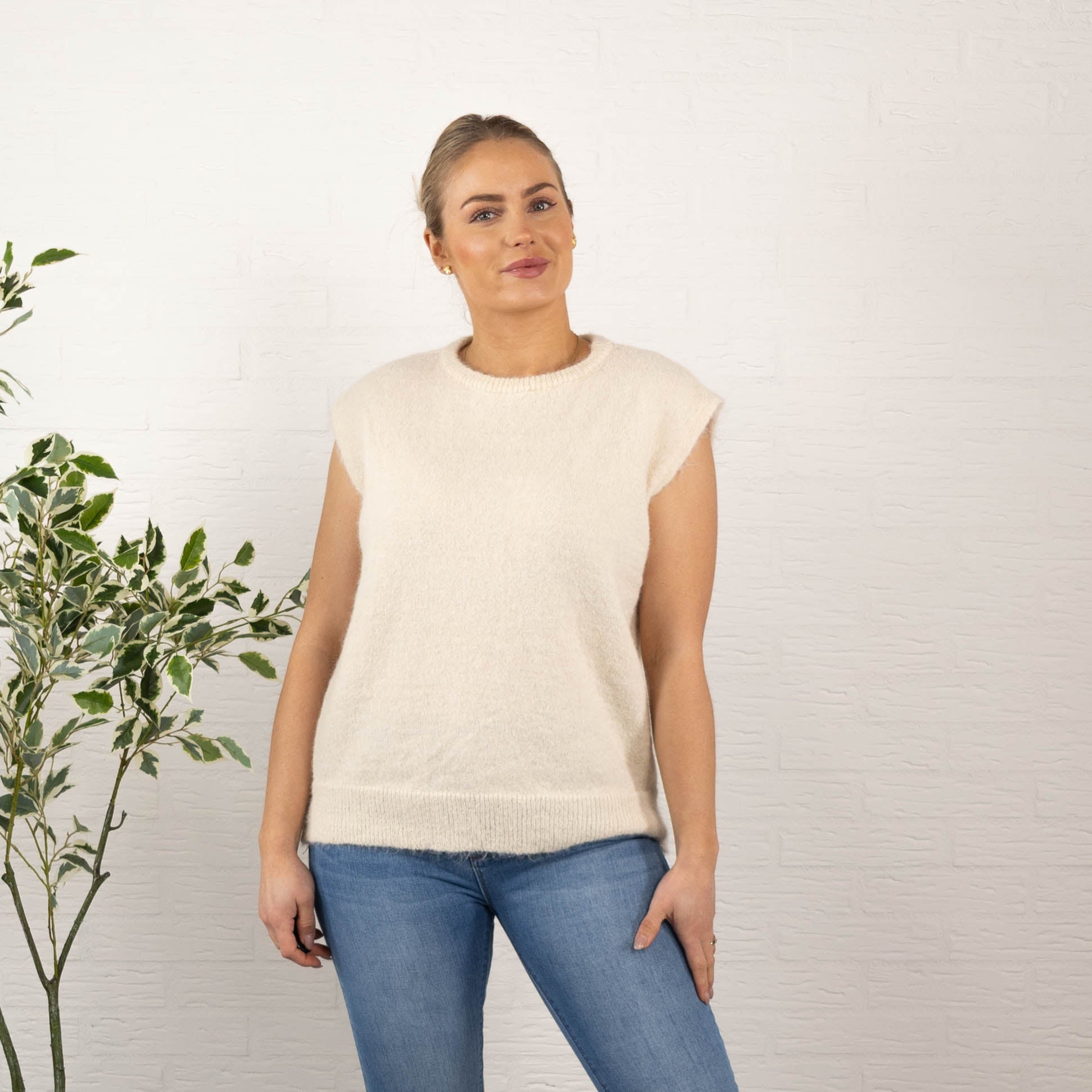 Emma vest, Beige