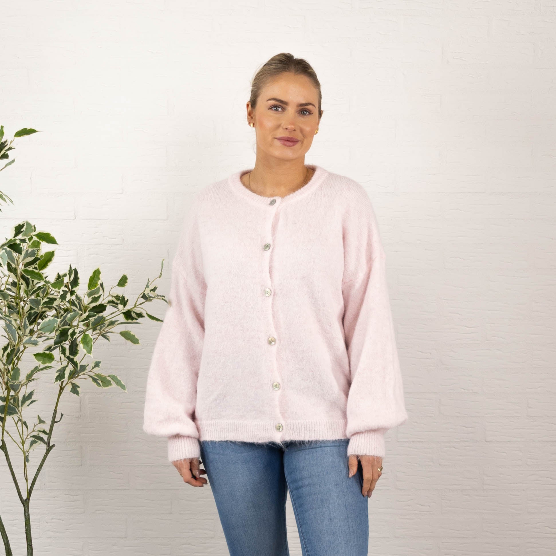 Nelly cardigan, Lyserød