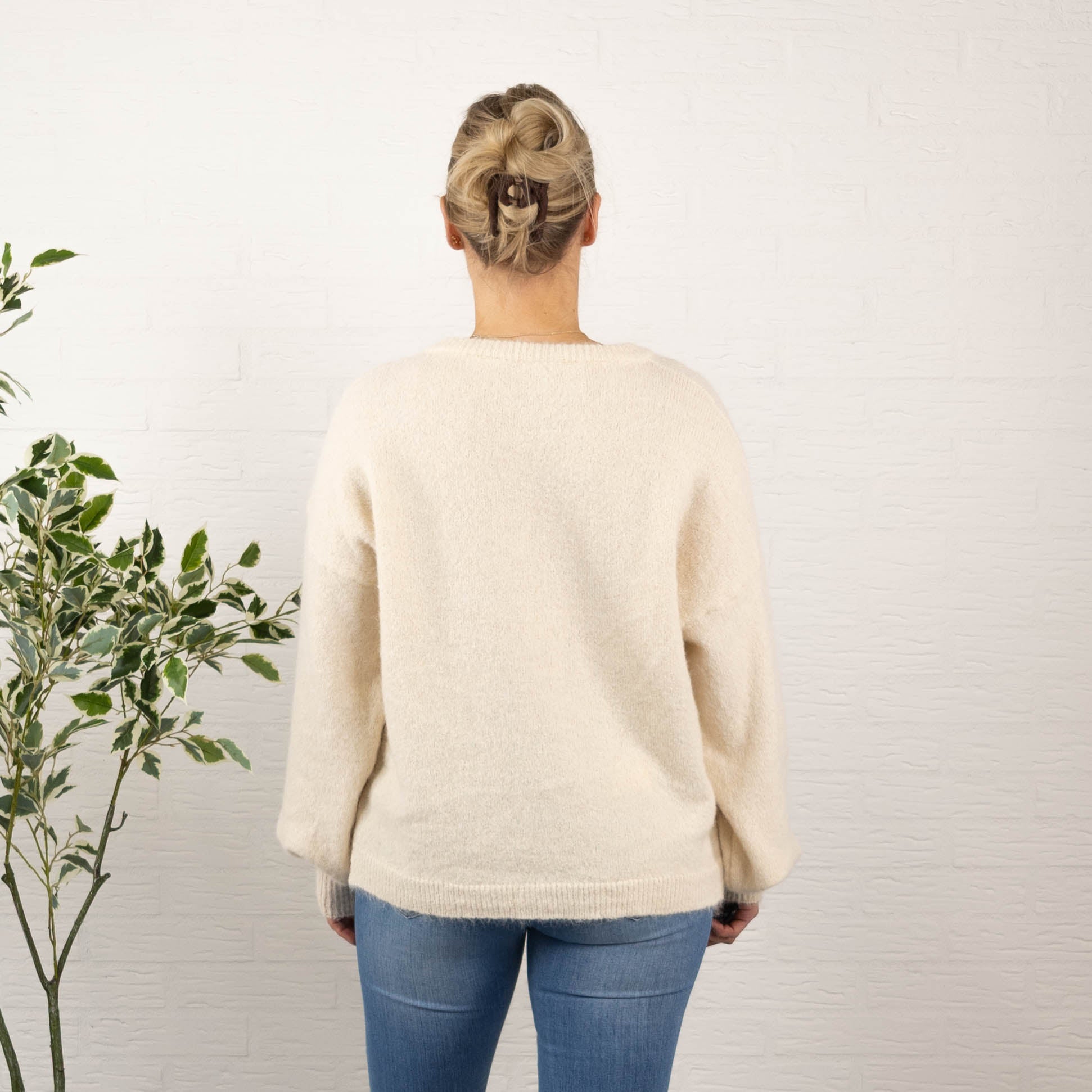 Nelly cardigan, Beige