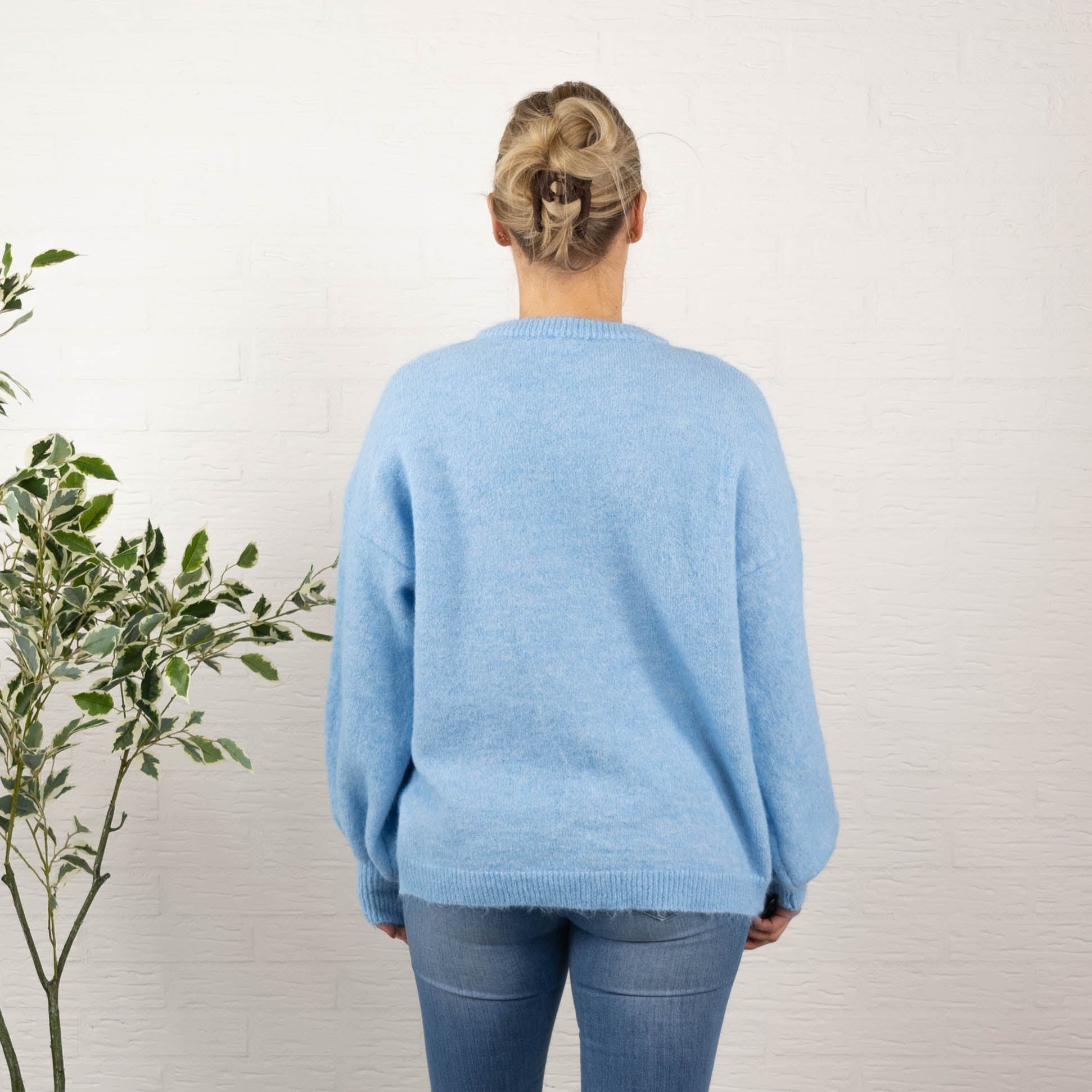 Nelly cardigan, Lyseblå