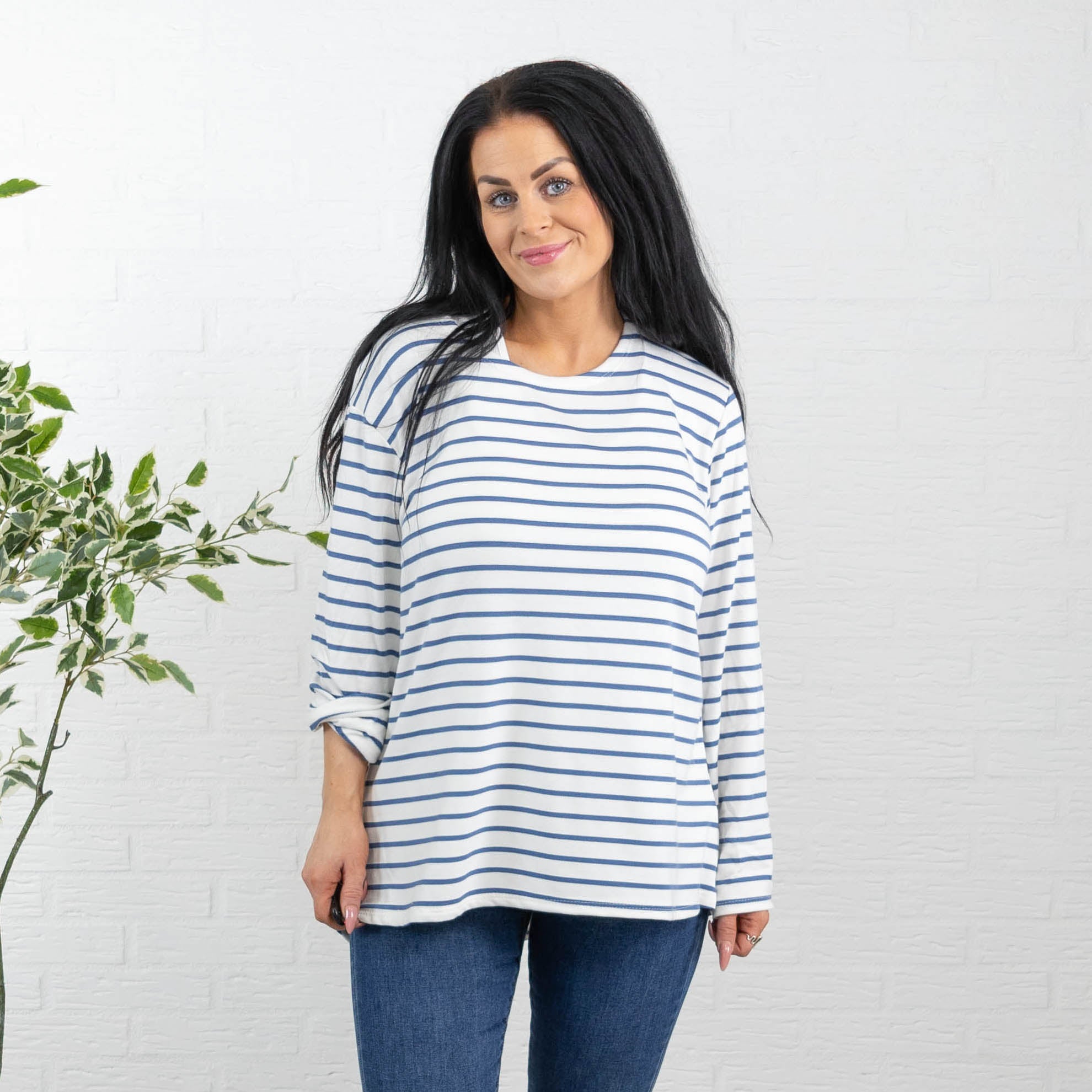 Søs t-shirt, Dueblå