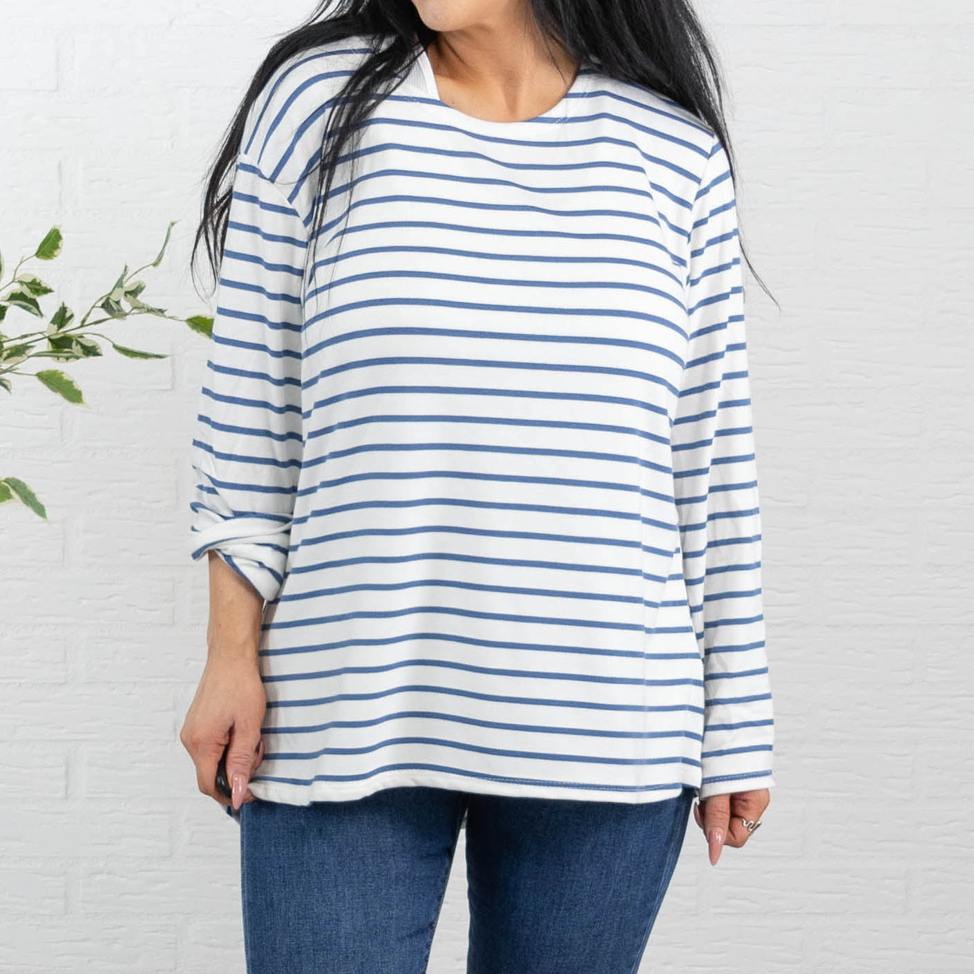 Søs t-shirt, Dueblå