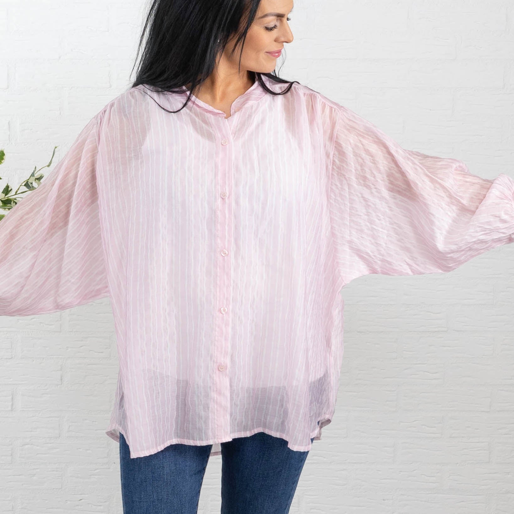 Leslie skjorte, Lyserød